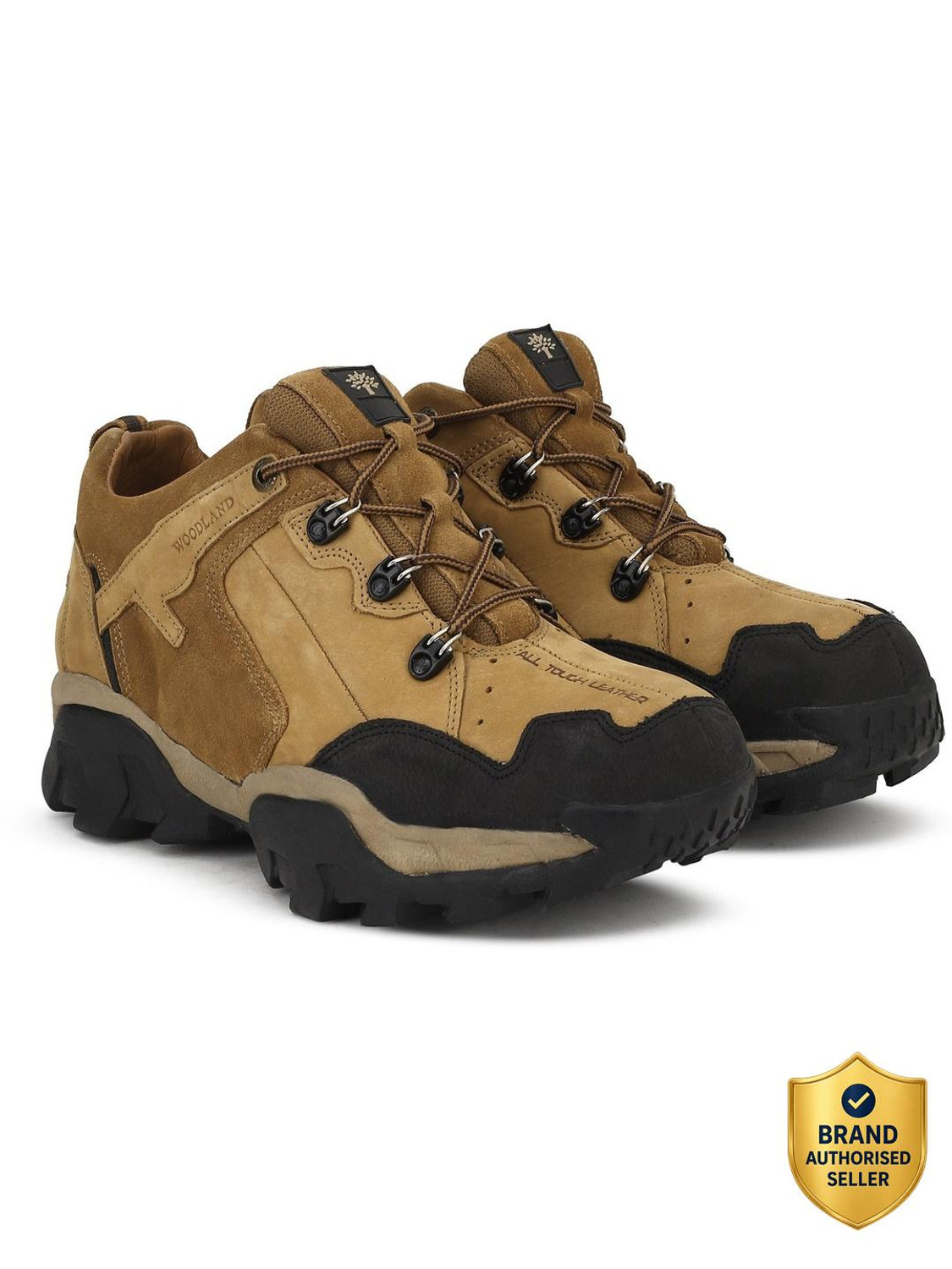 Image of WOODLAND Lace Up Lightweight Breathable Comfortable Daily Use Casuals For Men