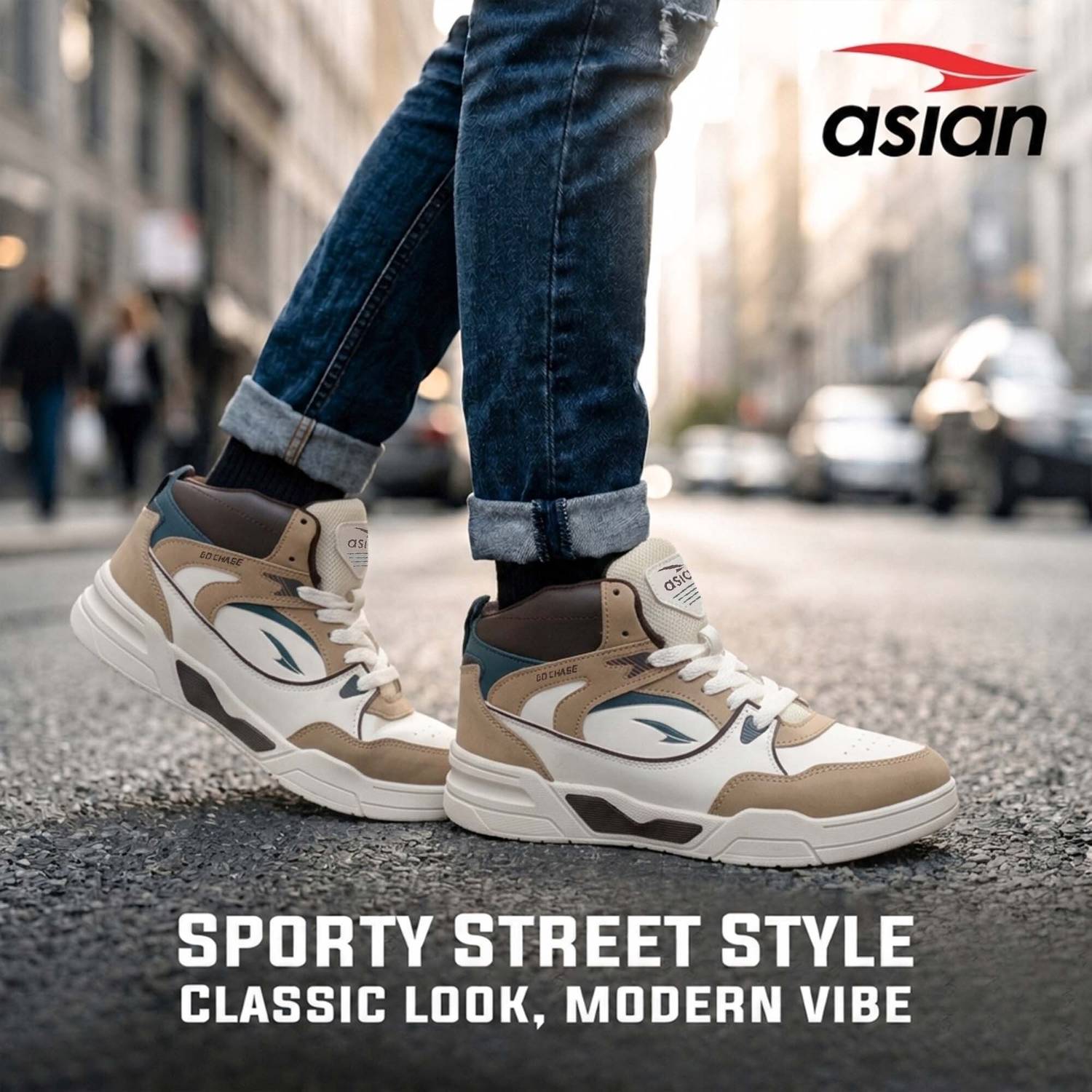 靴 TY asian Asian Tango-11 High Top Sneakers for Men | Stylish & Sporty