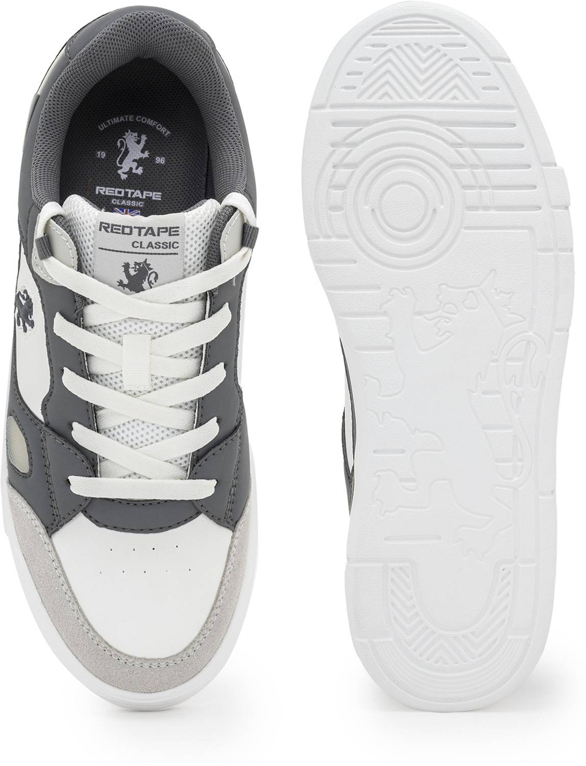 RED TAPE Men's Red Lifestyle Sneakers - Image 5