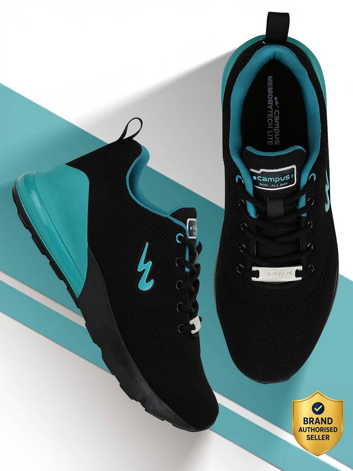 CAMPUS FLYING FURY Black Men's Running Shoes - Image 1