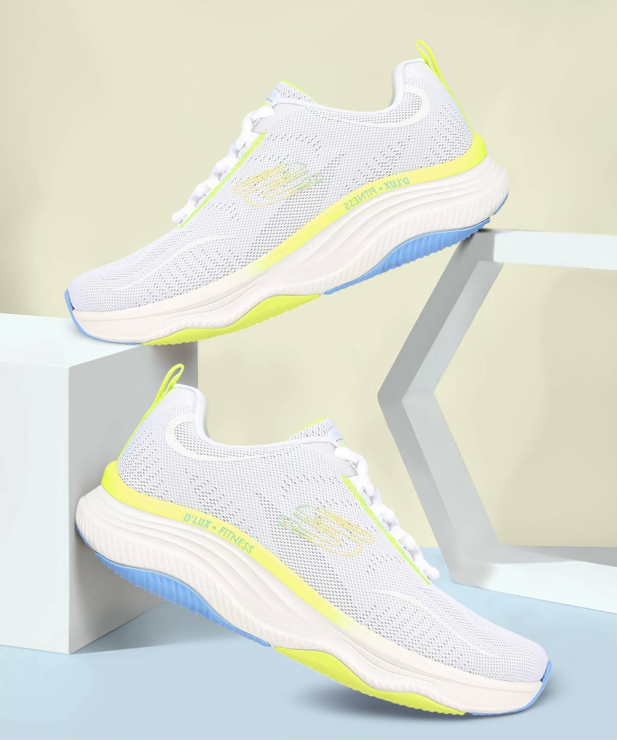 Skechers D'LUX FITNESS Sneakers For Women (White , 2)