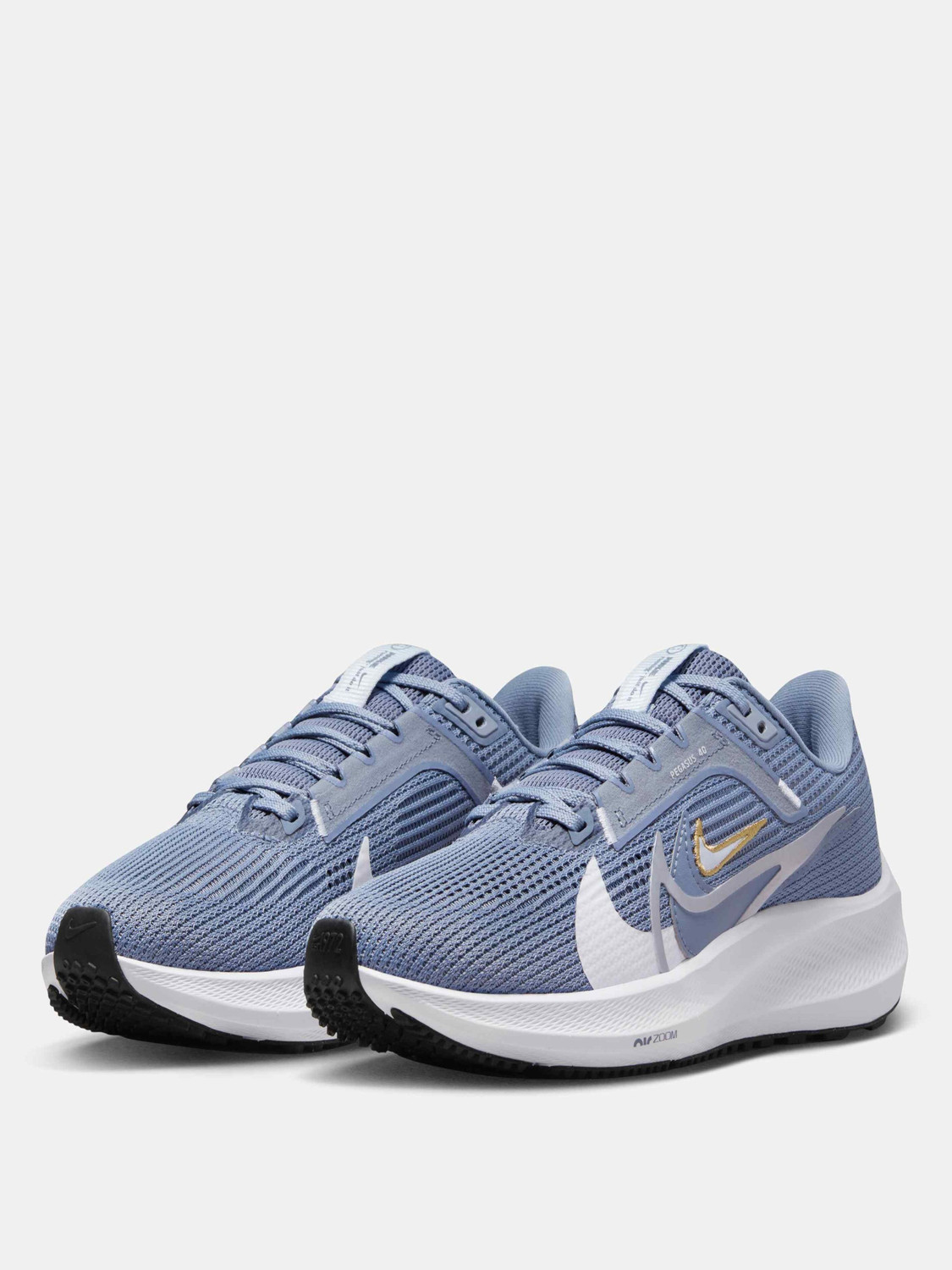Image of NIKE Pegasus 40 Premium Running Shoes For Women (Blue, 6)