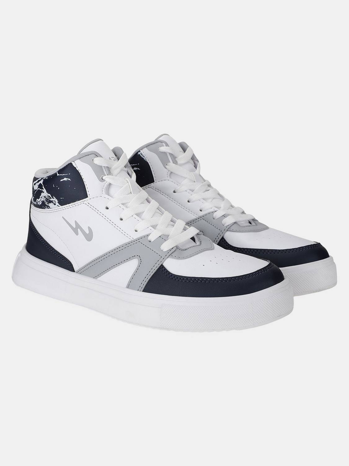 CAMPUS FENCE Men's White Sneakers - Image 2