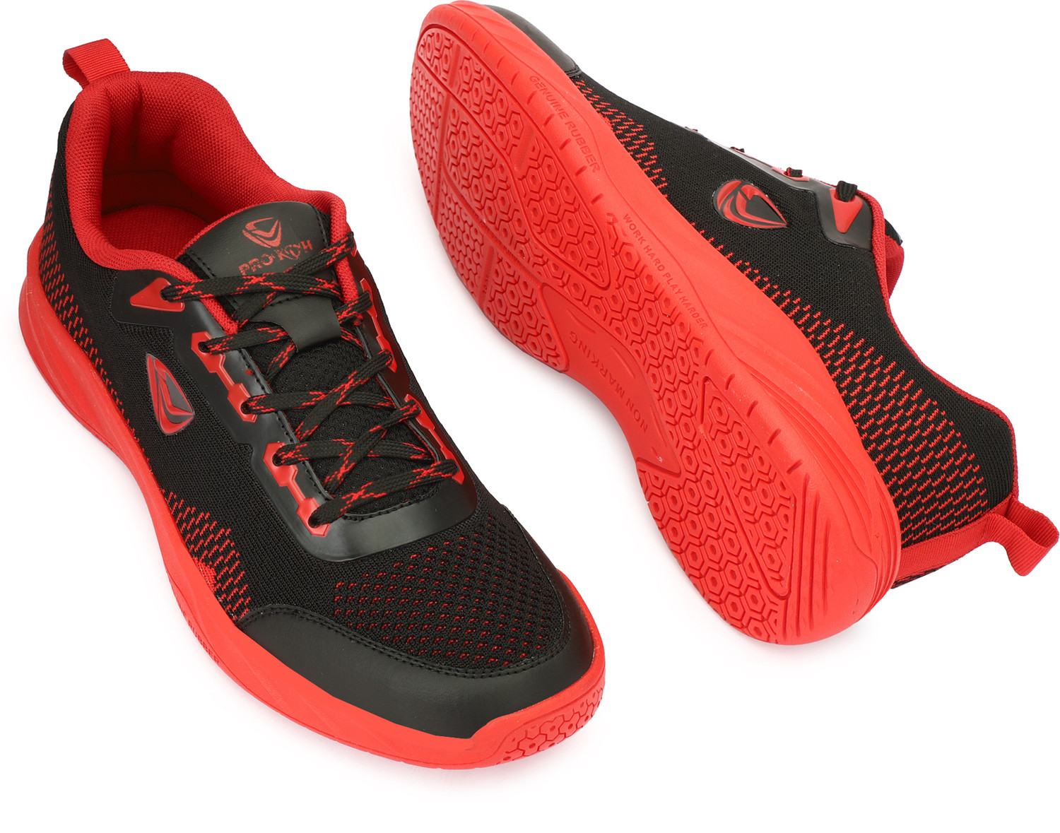Image of PRO KVH Court Flyer 2.0 Non-Marking Indoor Court Breathable, Cushioned, Durable Badminton Shoes For Men