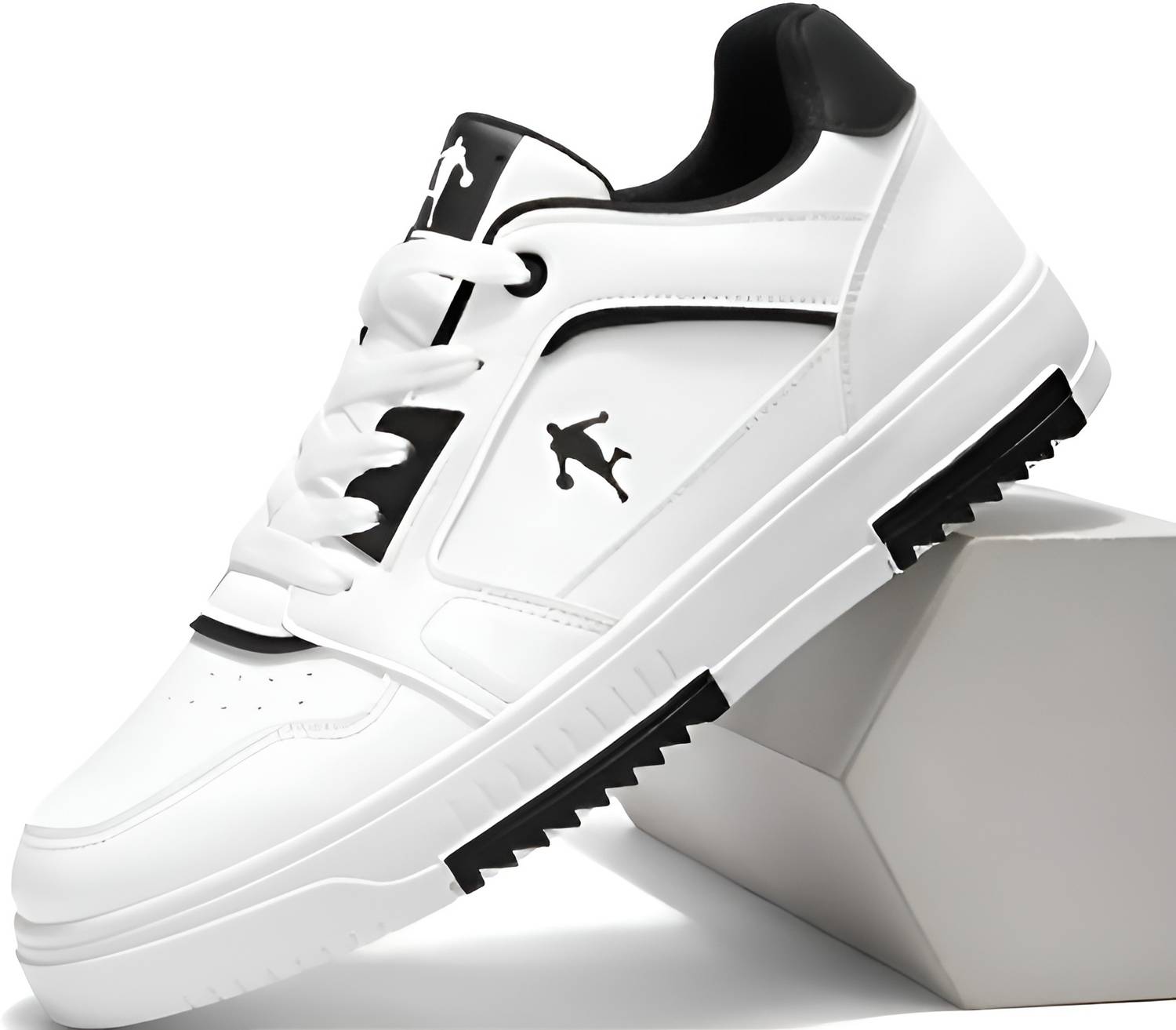 Pocy White Casual Sneakers for Men and Boys - Image 2