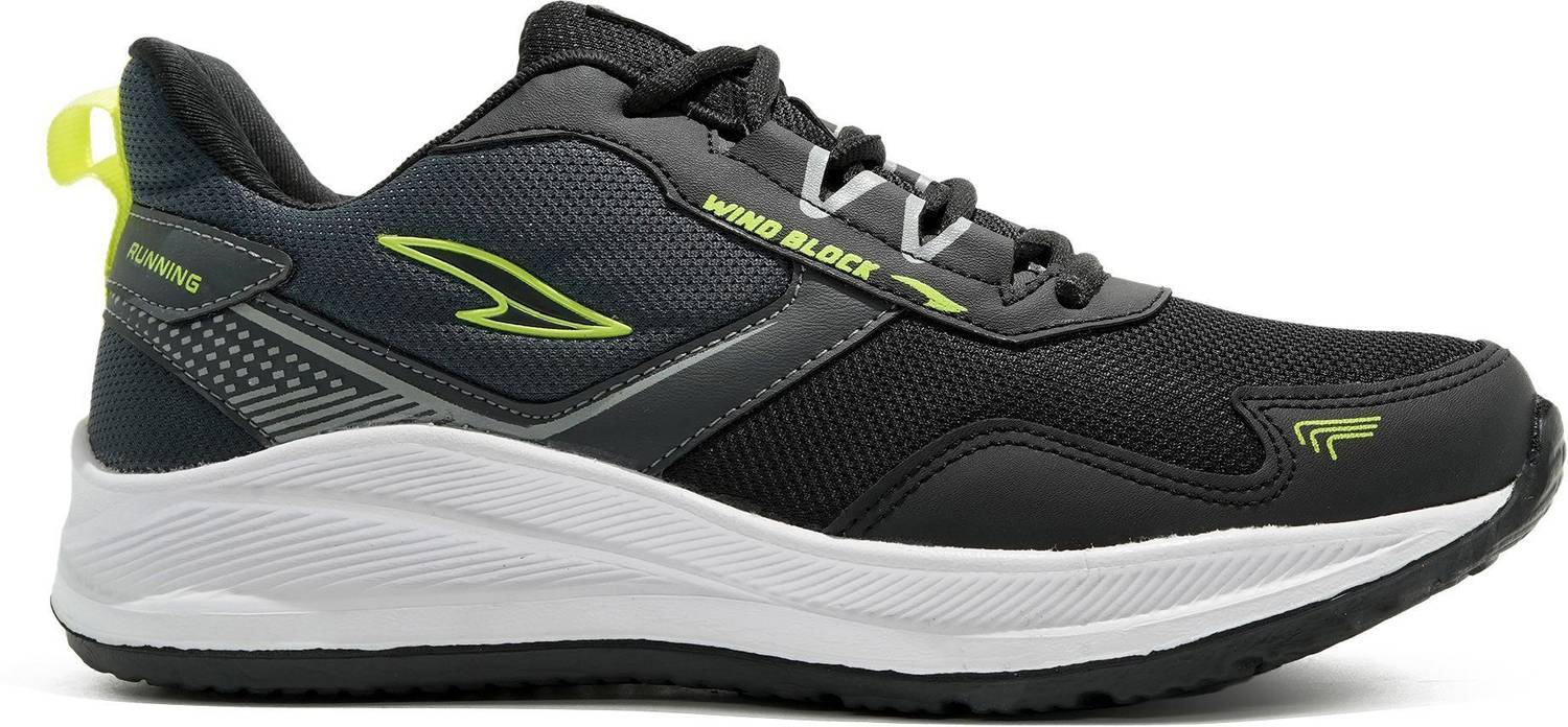 asian Thar-01 Black Men's Running Shoes - Image 5