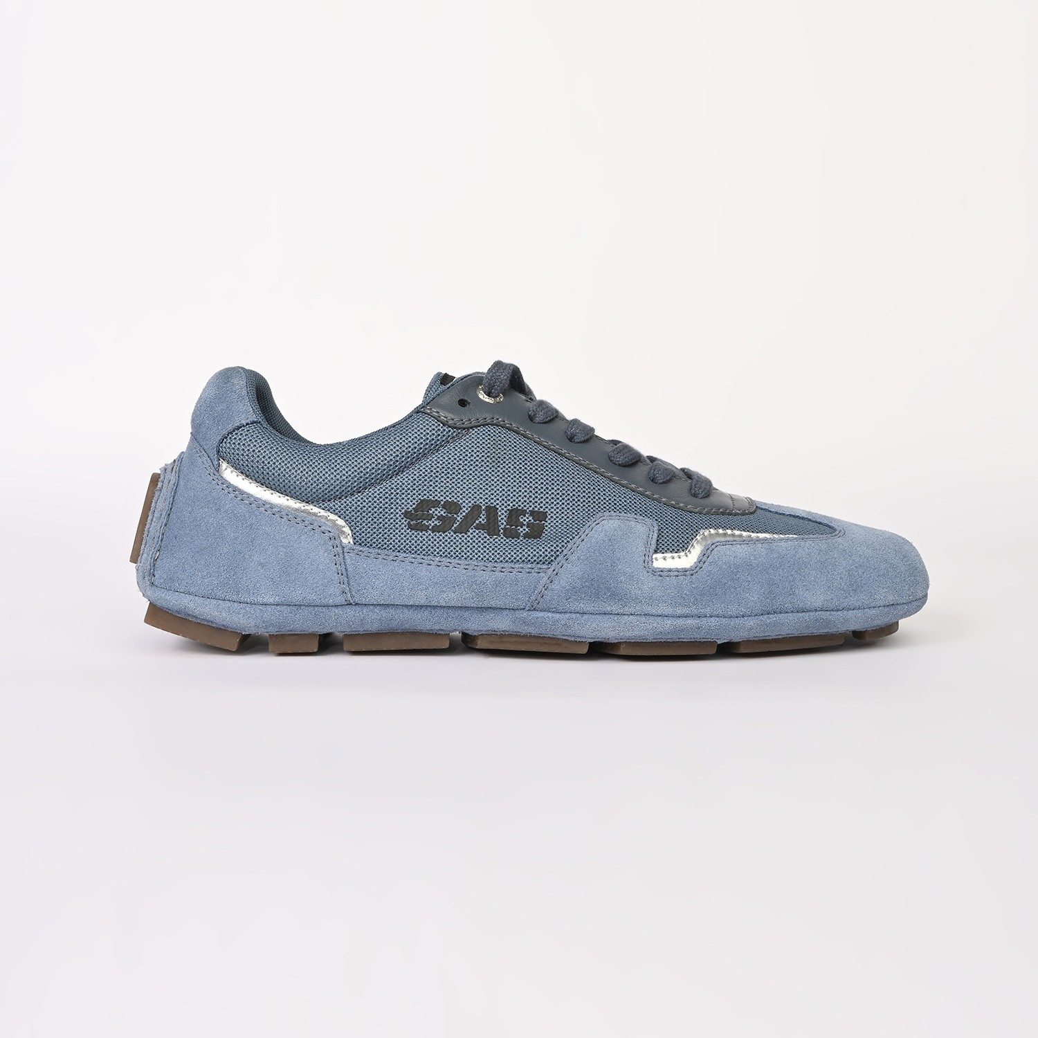 Image of GAS Fortezza Sneakers For Men (Blue, 7)