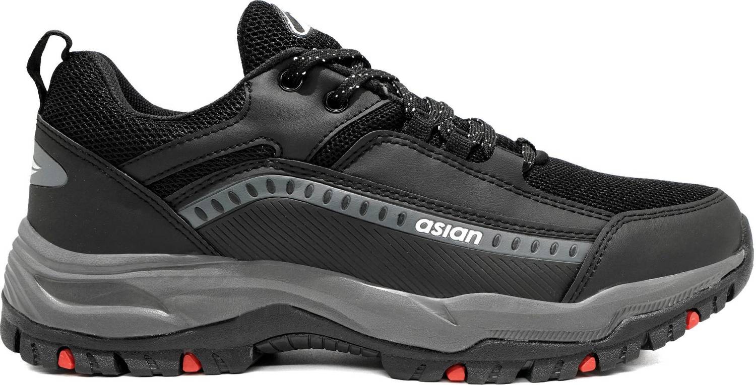 asian Everest-01 Black Trekking Shoe - Image 4