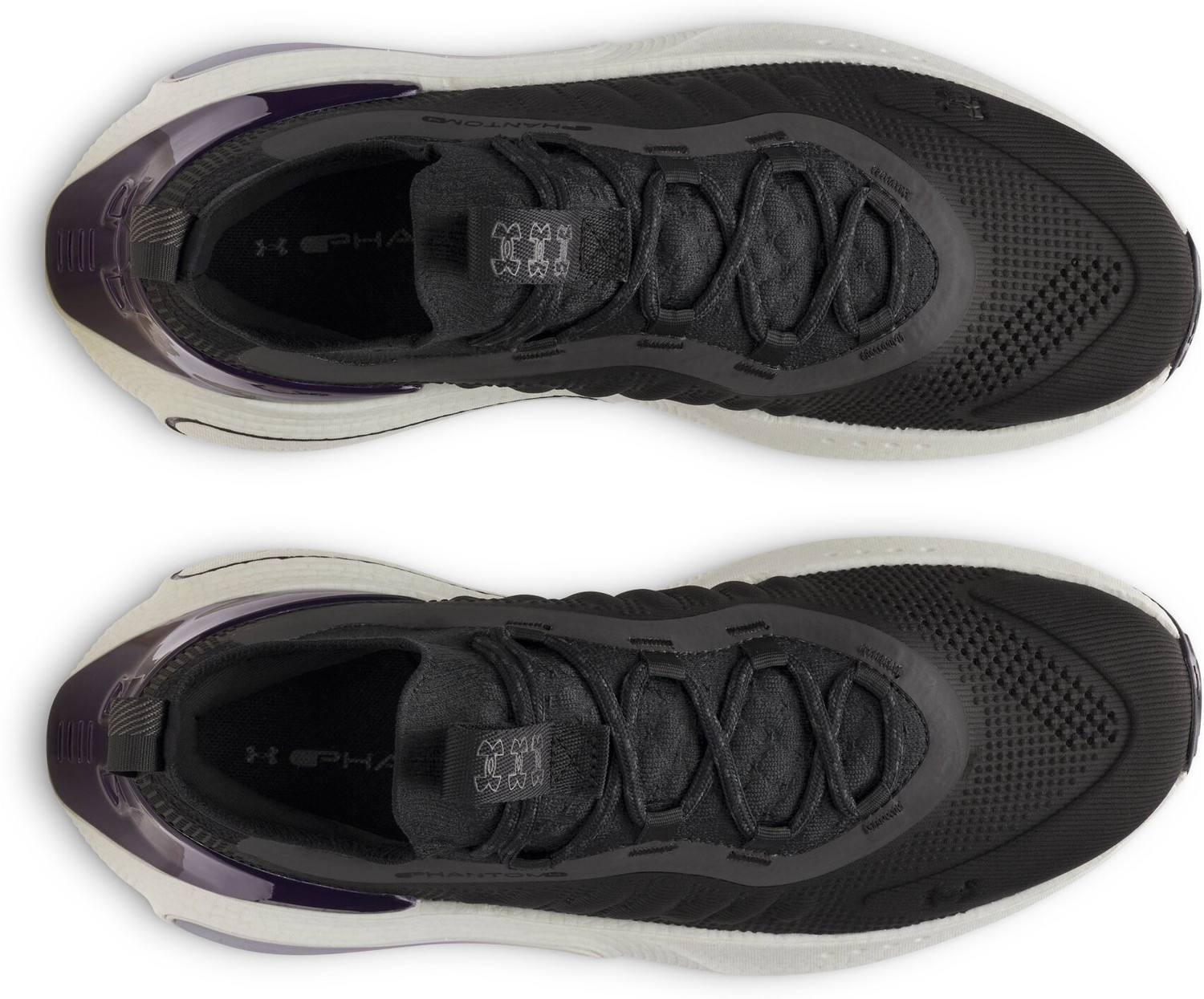 Image of UNDER ARMOUR Phantom 4 Chrome Sneakers For Men (Black, 8)