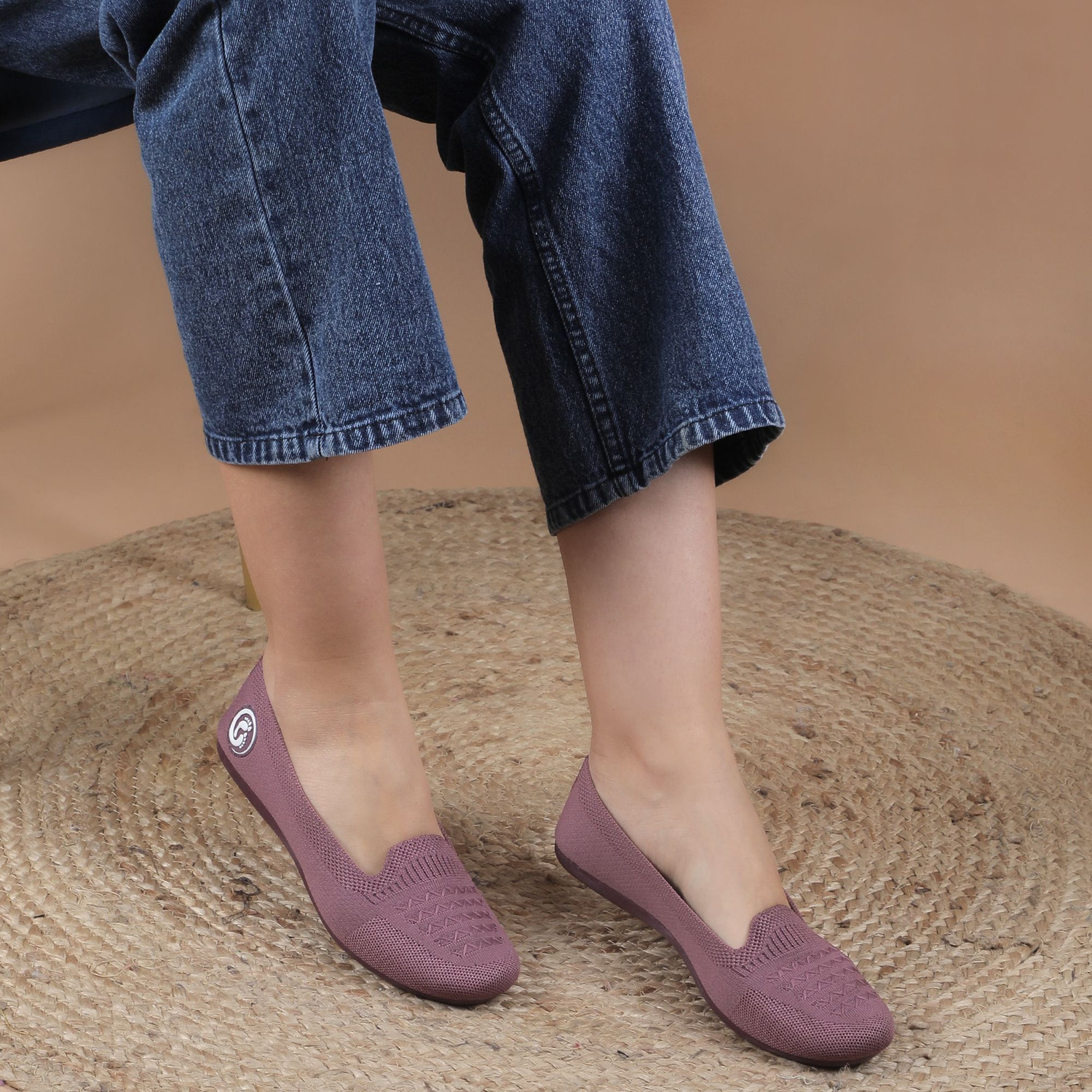 Image of Shoeshion Official ComfortKnit Lightweight Ballerina Bellies For Women