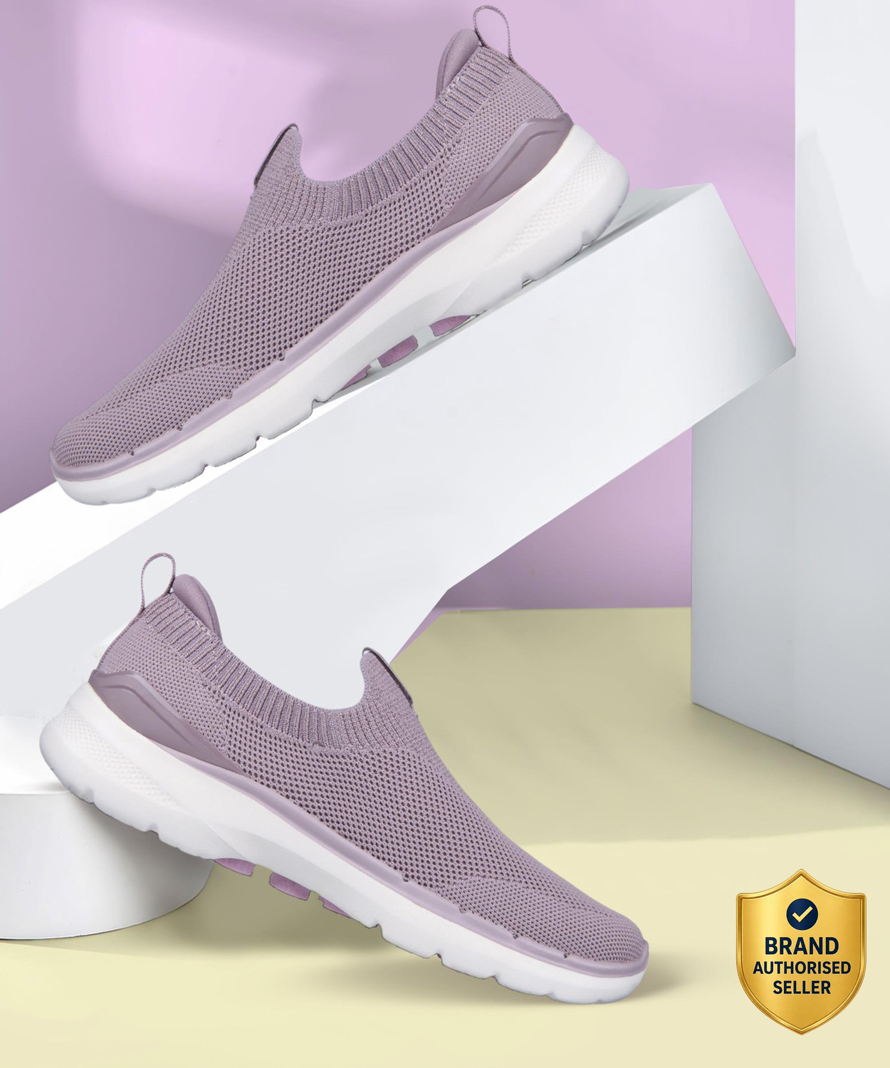 Image of Skechers GO WALK 6 - VIBRANT SMILE Walking Shoes For Women