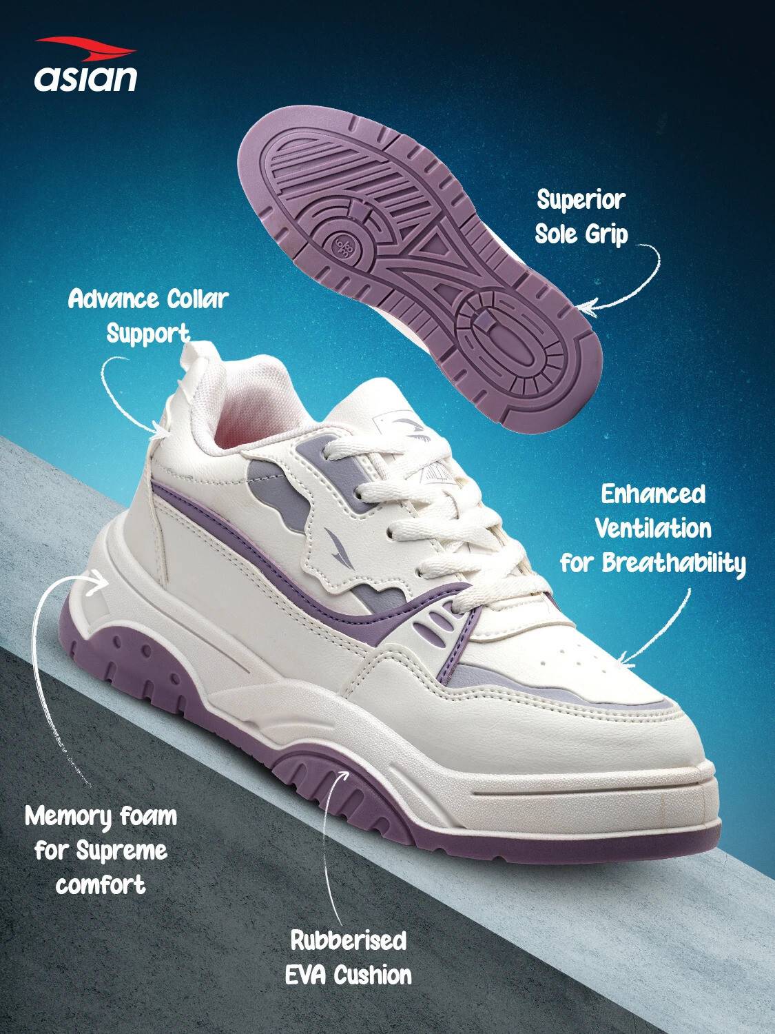 Nancy-02 Women's Casual Sneakers - Image 4