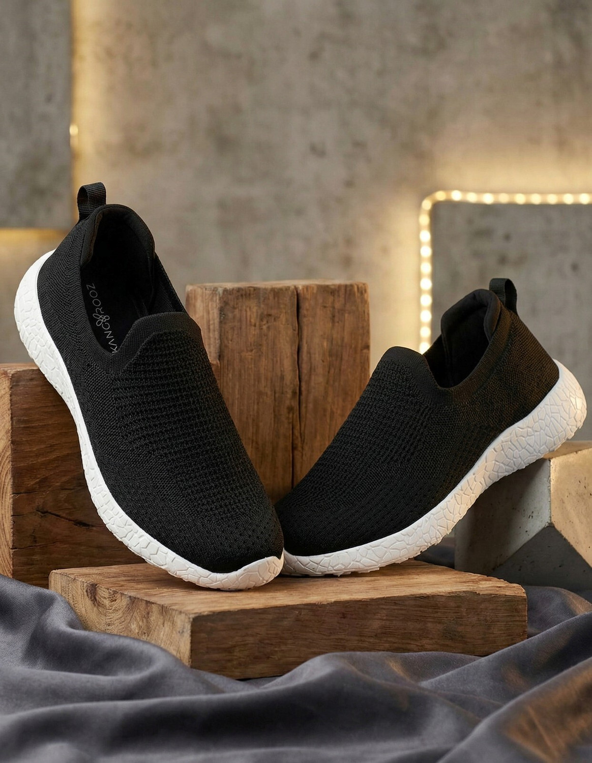 Image of KANGAROOZ Men's Walking Shoes | Ultra-Light Slip-On Comfort with Cushioned Sole| Running Shoes For Men