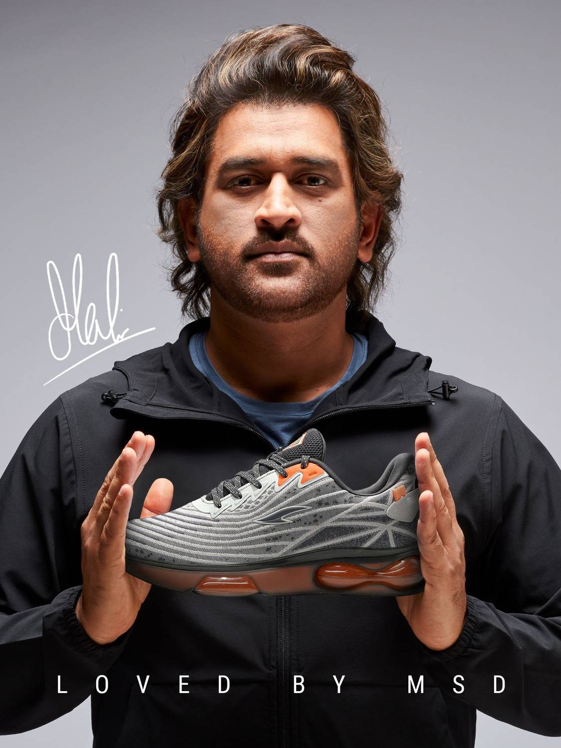 asian Gray Men's Running Shoes - Image 2