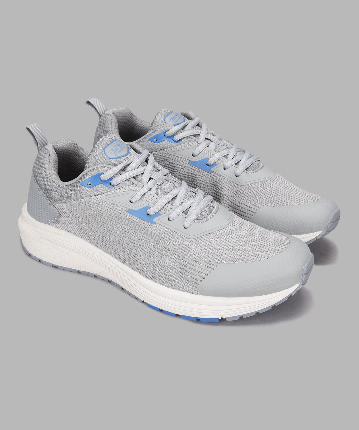 Image of WOODLAND Walking Shoes For Men (Grey, 7)