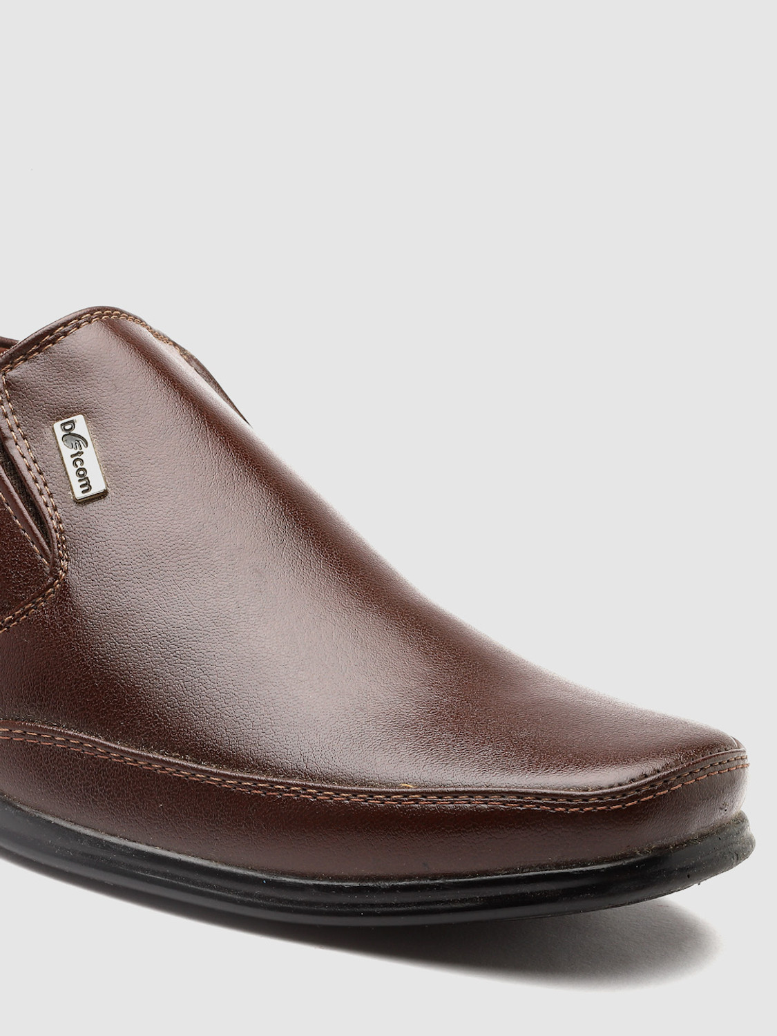 Image of action DOTCOM D-34 Microfiber Classic Comfortable Retro Durable Casual Slip-On Monk Strap For Men