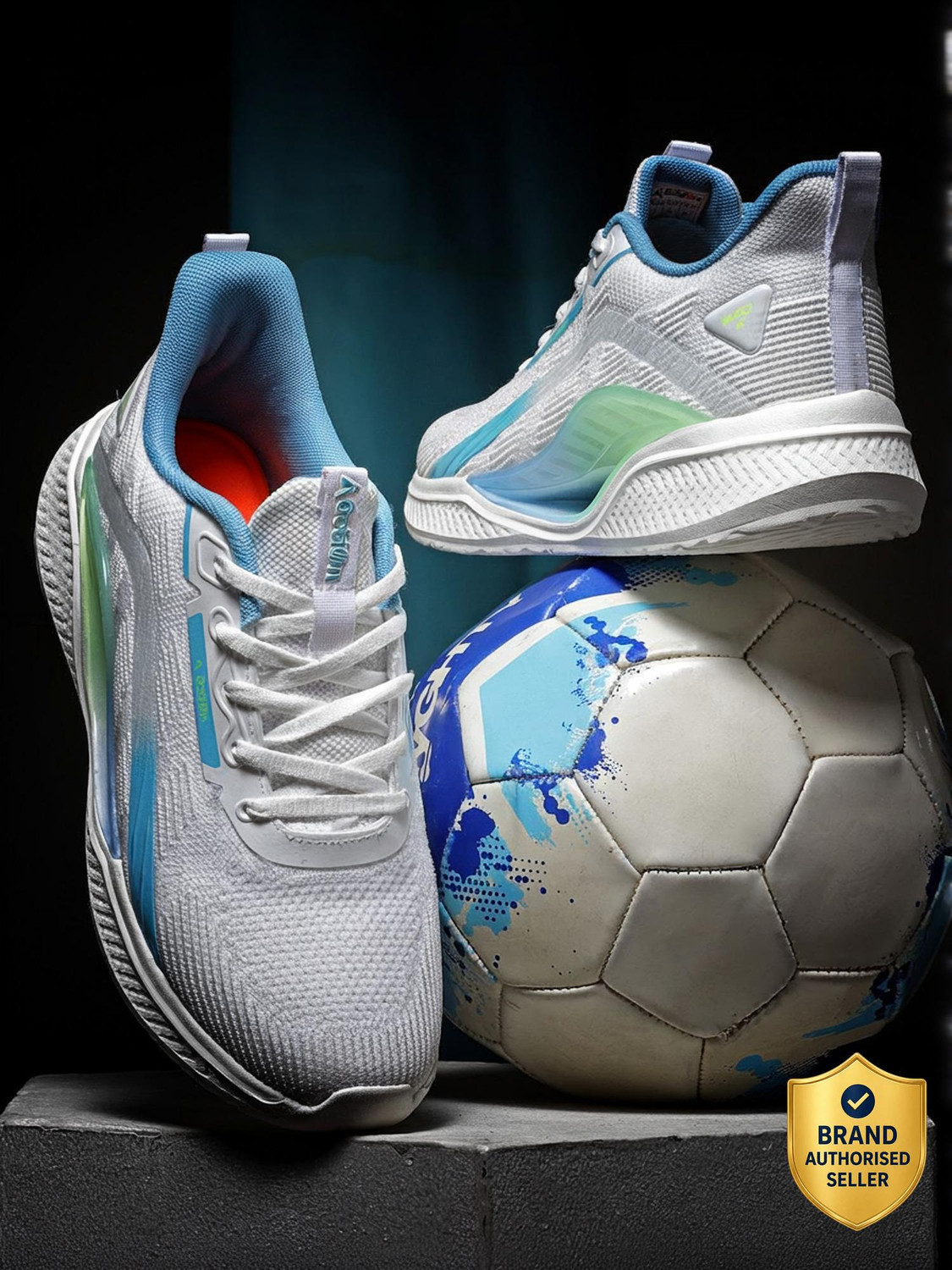Image of action Athleo BULLET-114 Stylish Lightweight Comfortable Trendy Sports Lace-Up Running Shoes For Men