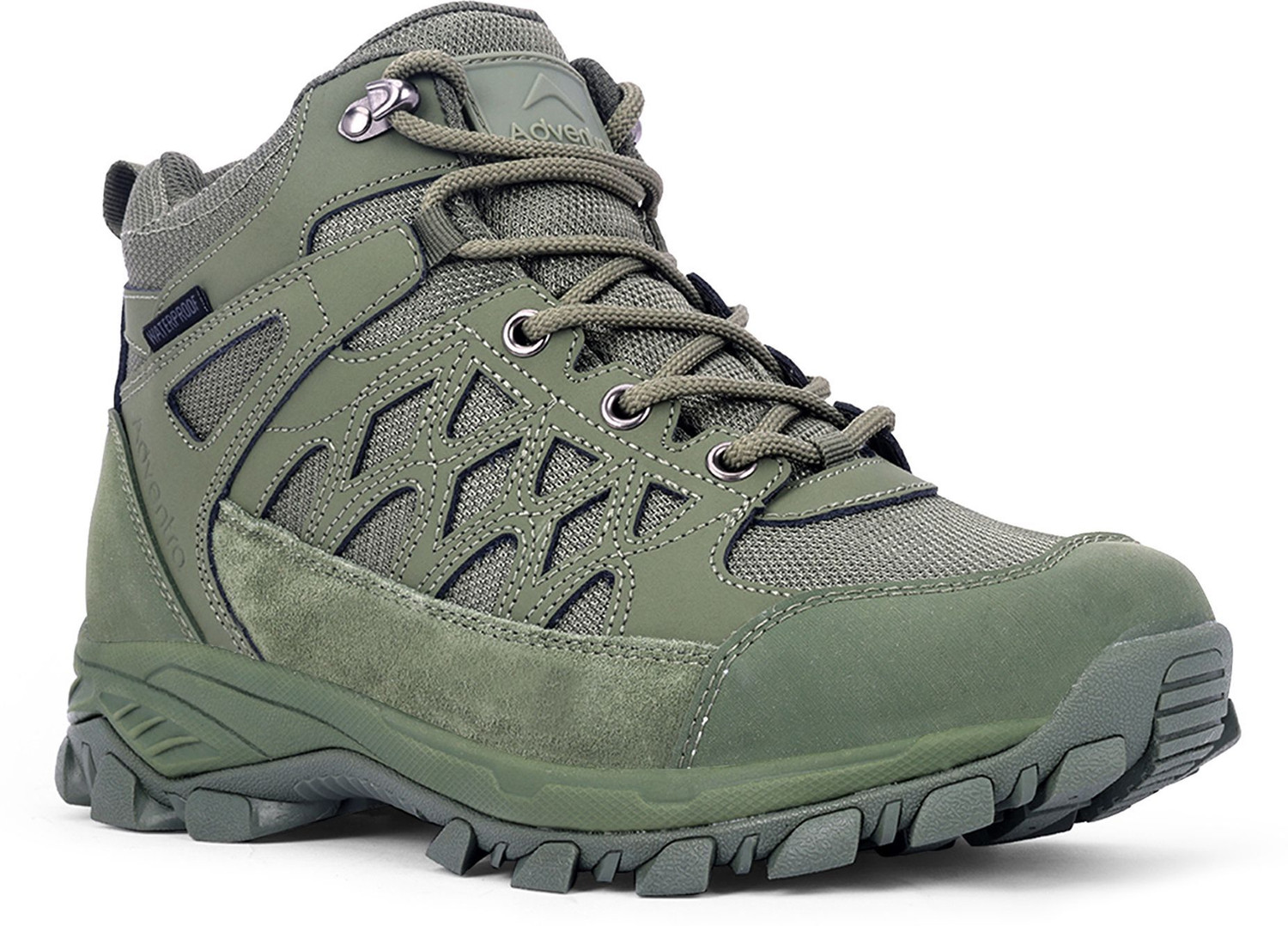 Image of Adventra Adventra Men's Waterproof Hiking Boots |WH1107 | Green Outdoors For Men