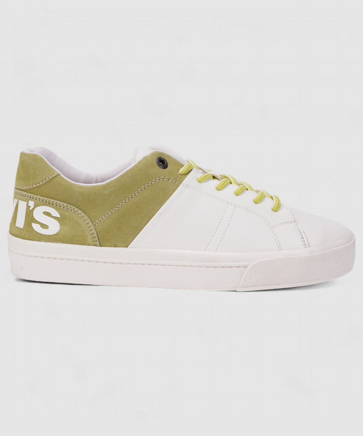 Image of LEVI'S Men's White Color Block Sneakers Sneakers For Men