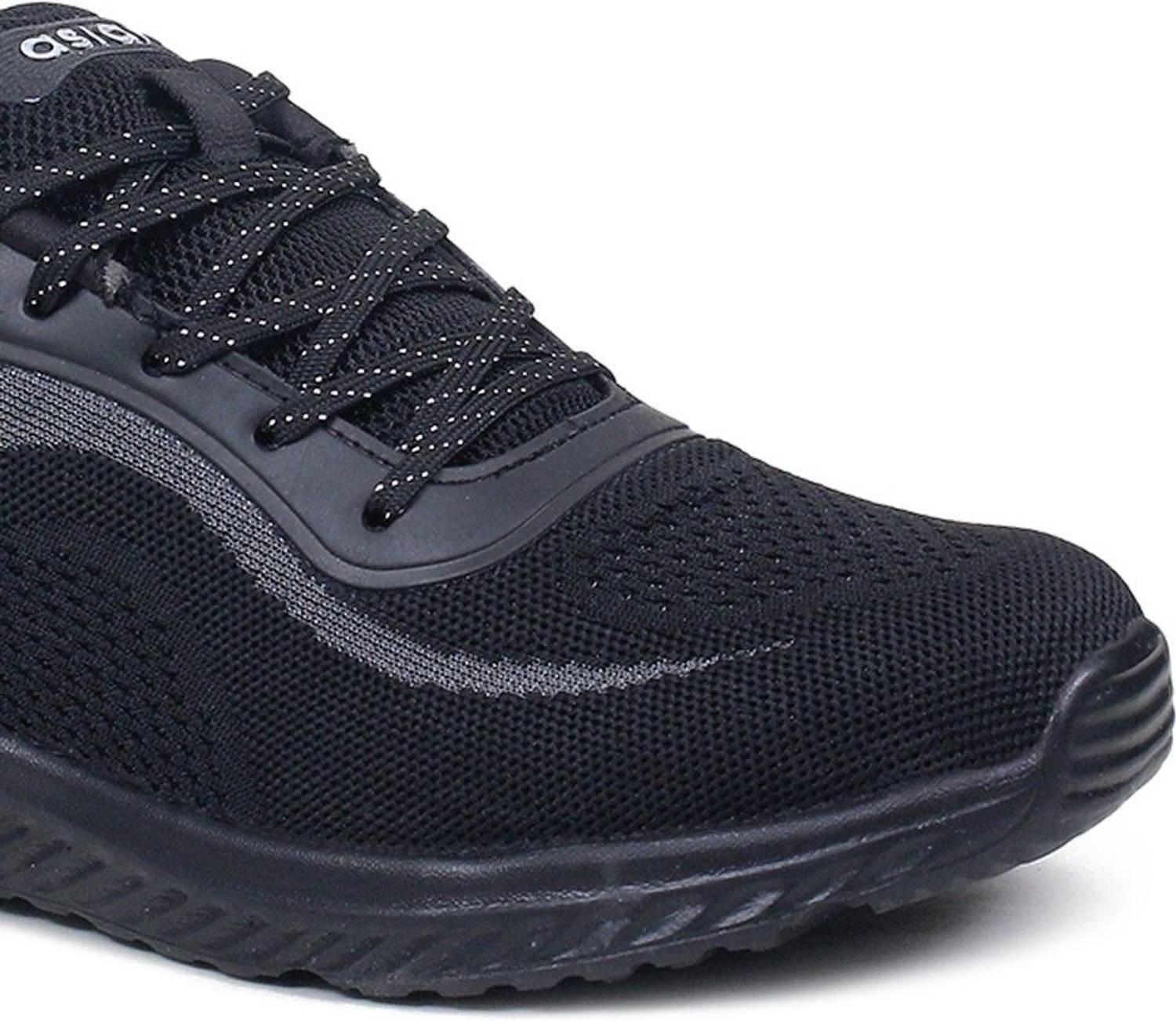 asian Delta-20 Black Men's Sports Shoes - Image 5