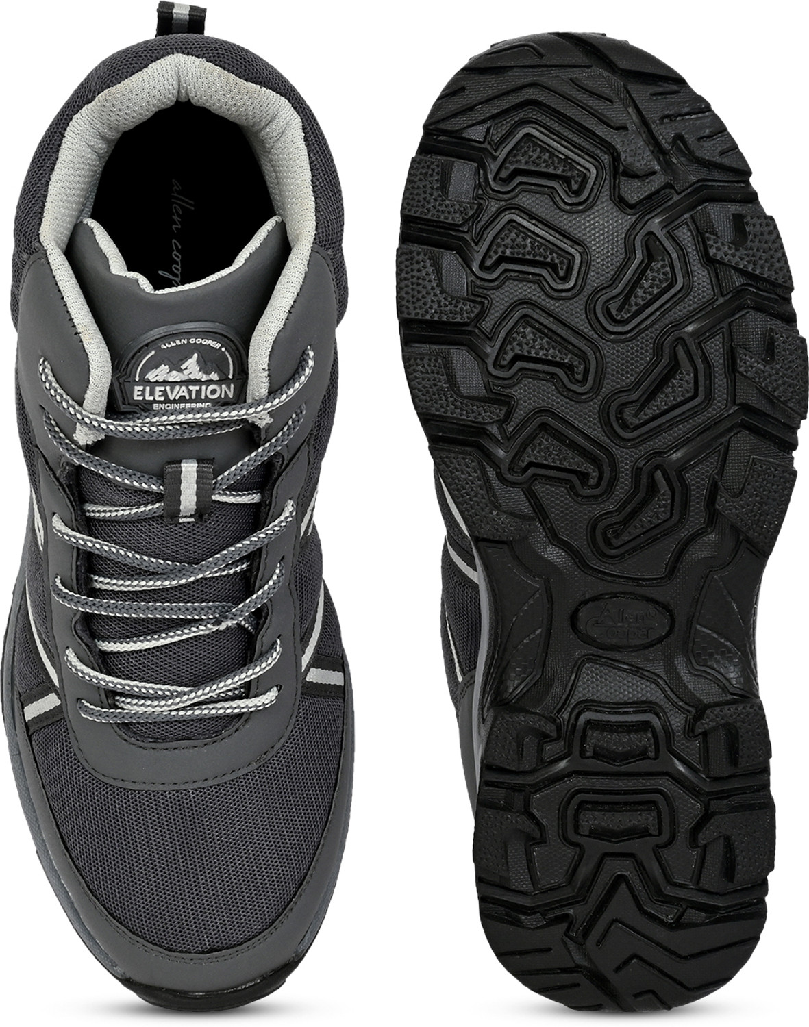 Image of Allen Cooper Comfortable Durable Memory Foam insole,EVA sole,walking, cricket,running sports Hiking & Trekking Shoes For Men