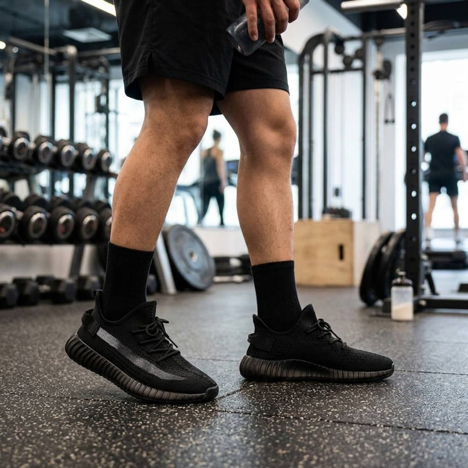 Sewayx Unisex Black Sneakers - Image 5