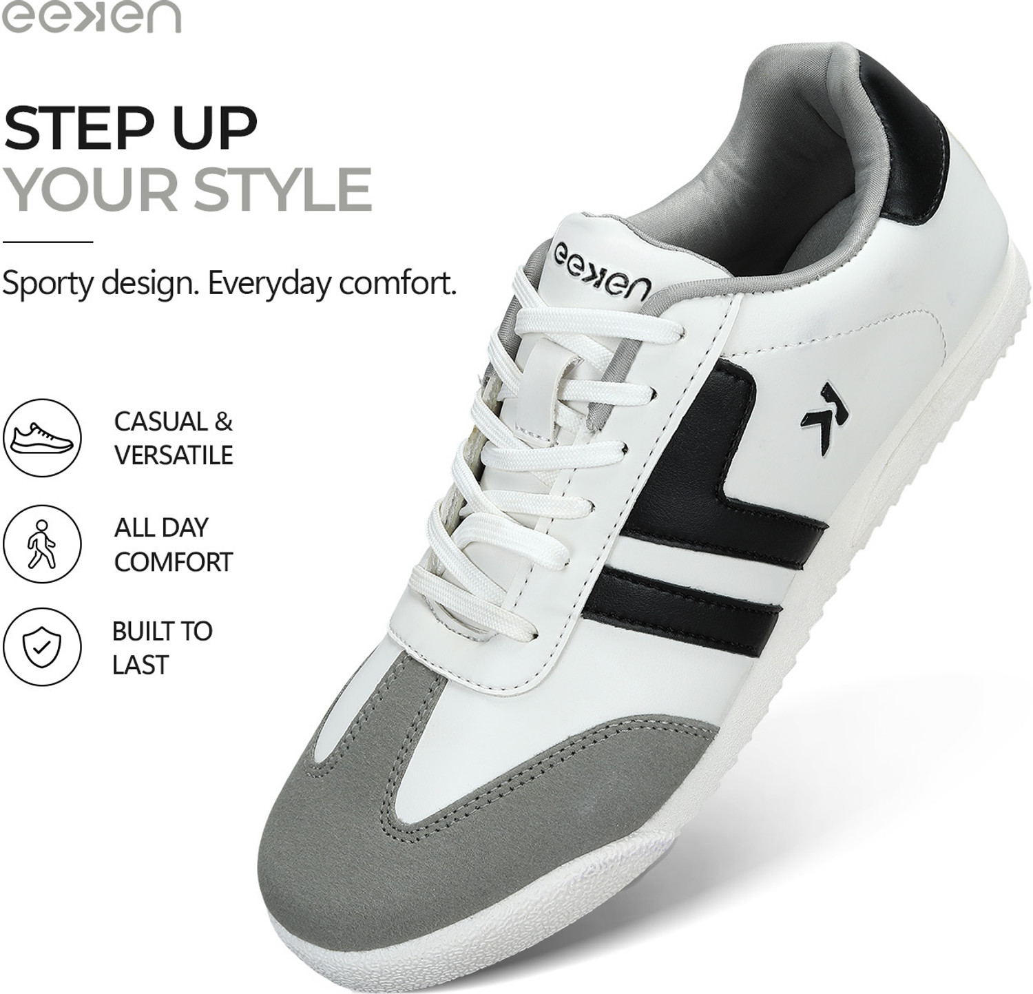 Image of Paragon Men's Sneakers | Lightweight, Soft Cushioned & Better Grip | Daily Wear Sneakers For Men