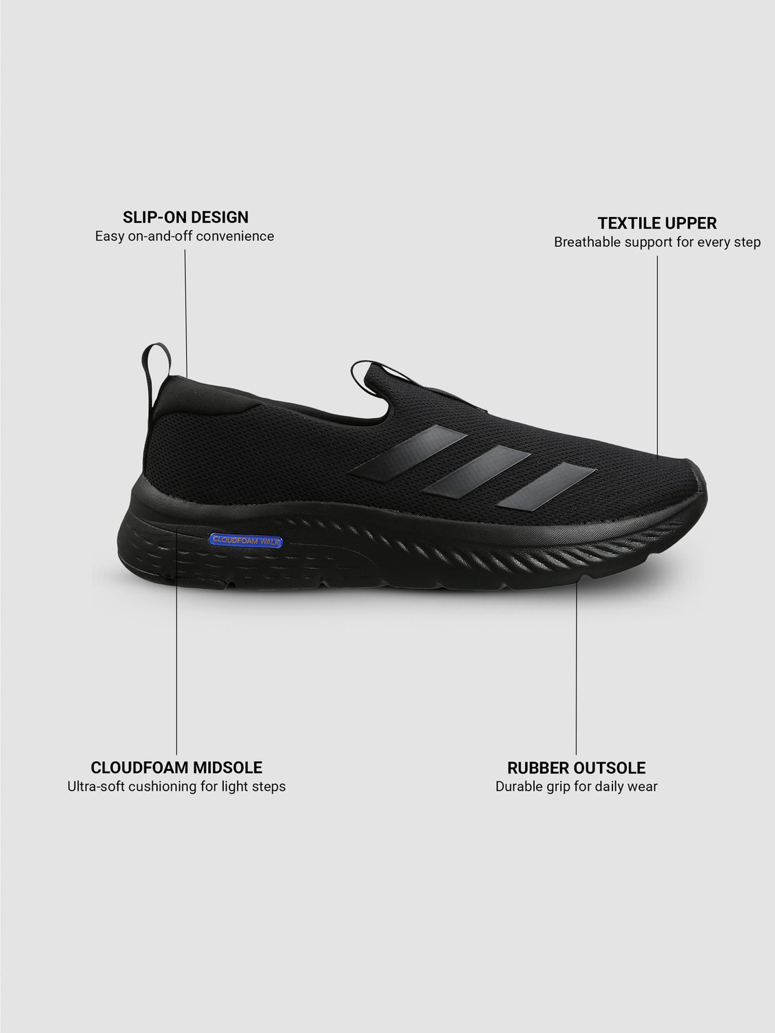 Image of ADIDAS MOULD 1 LOUNGER M Walking Shoes For Men