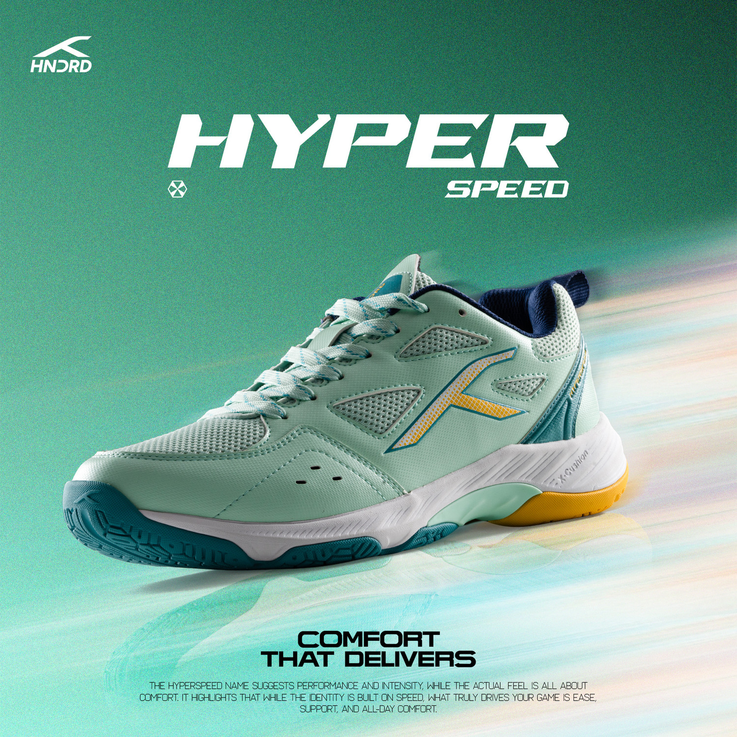 Image of Hundred Hyper Speed Badminton Shoes For Unisex