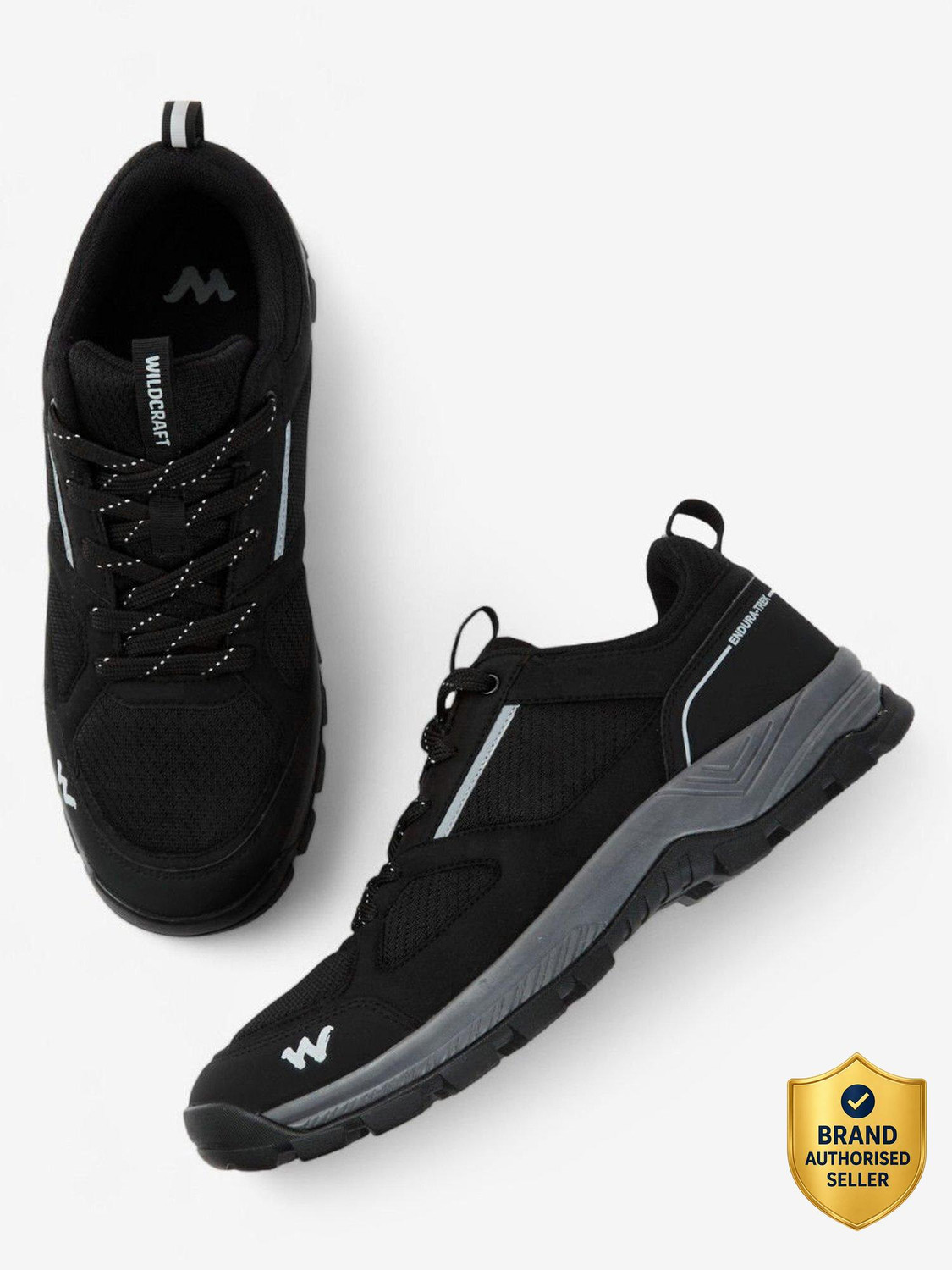 Image of Wildcraft Men Outrider 2 LA, Outdoor Shoe, Black, 8 Outdoors For Men