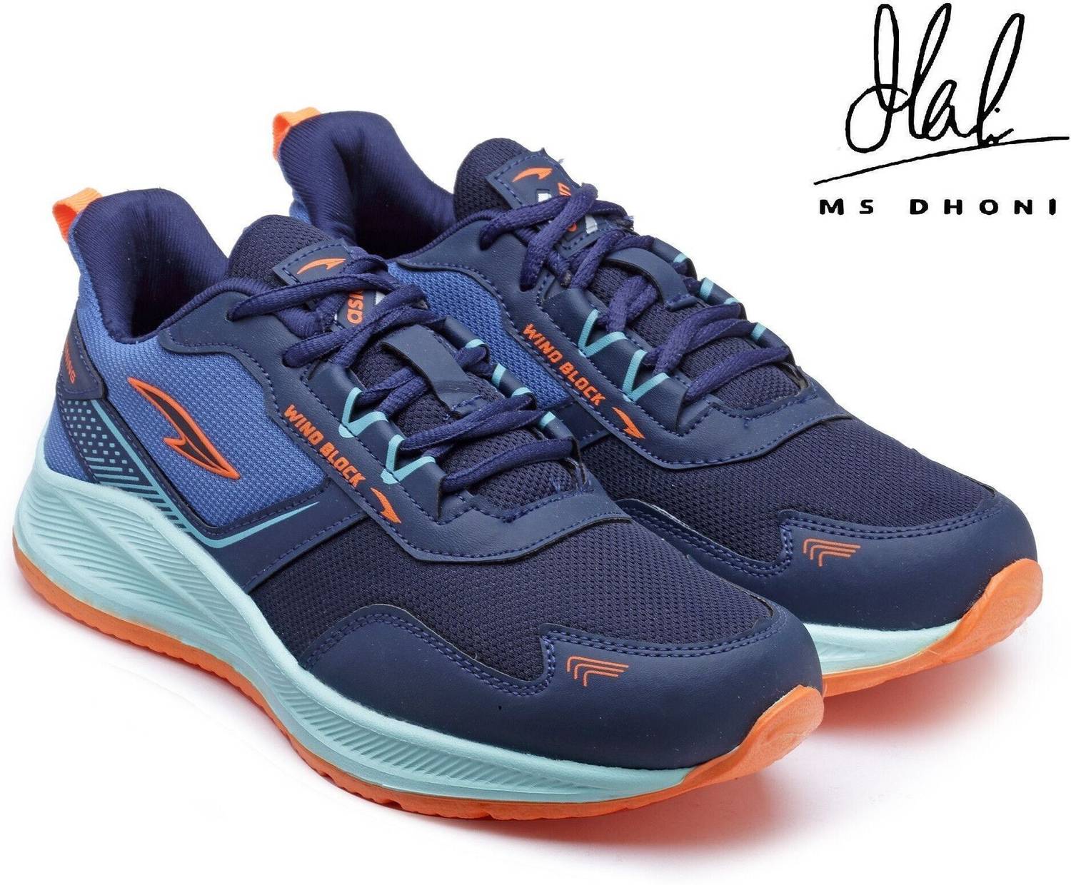 asian Thar-01 Navy Men's Running Shoes - Image 4