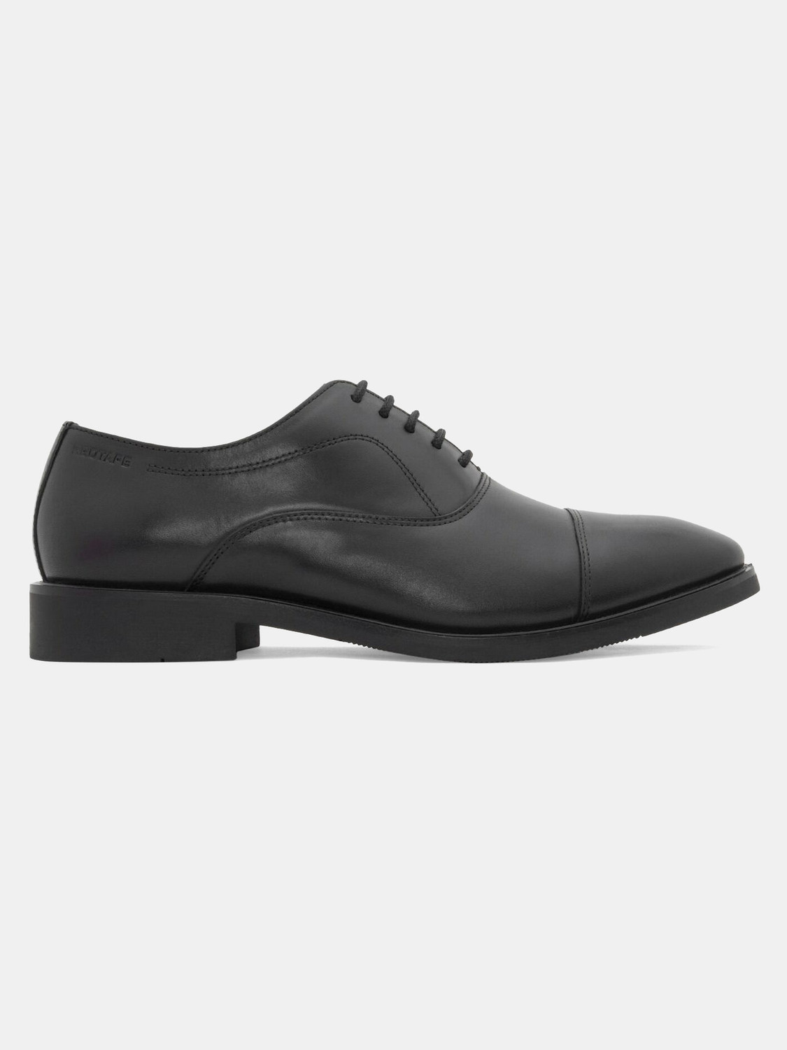 Image of RED TAPE Black Oxford Dress Shoes for Men | Classic Formal Wear Derby For Men
