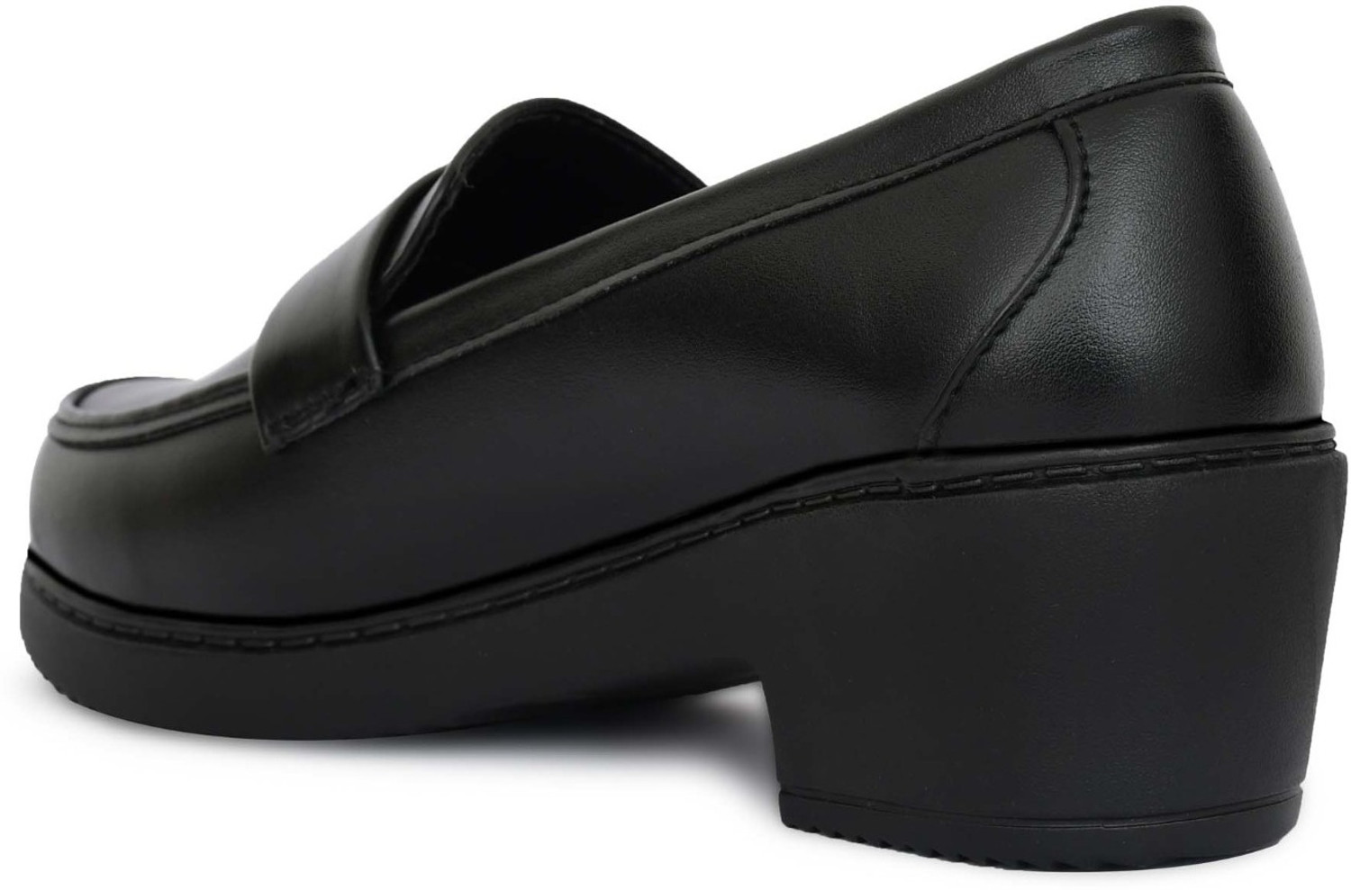 Image of MOVE-EDGE Women Loafers with Heels | Comfortable Wedge Heel Loafers & Slip-on Belly Shoes Loafers For Women