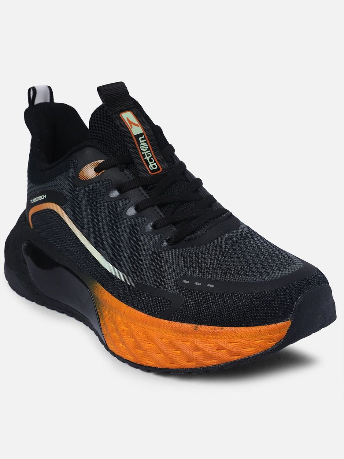 Image of action Athleo TURBO-502 Trendy Lightweight Comfortable Durable Sports Lace-Up Running Shoes For Men