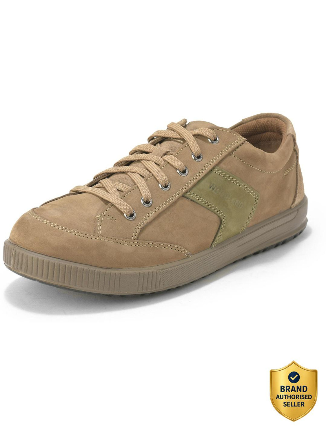 Image of WOODLAND Lace Up Lightweight Breathable Comfortable Daily Use Casuals For Men