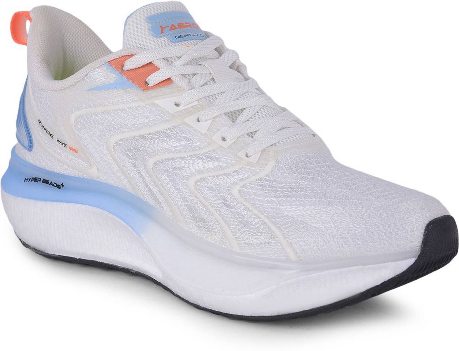 Abros CRYPTO White Running Shoes For Men - Image 4