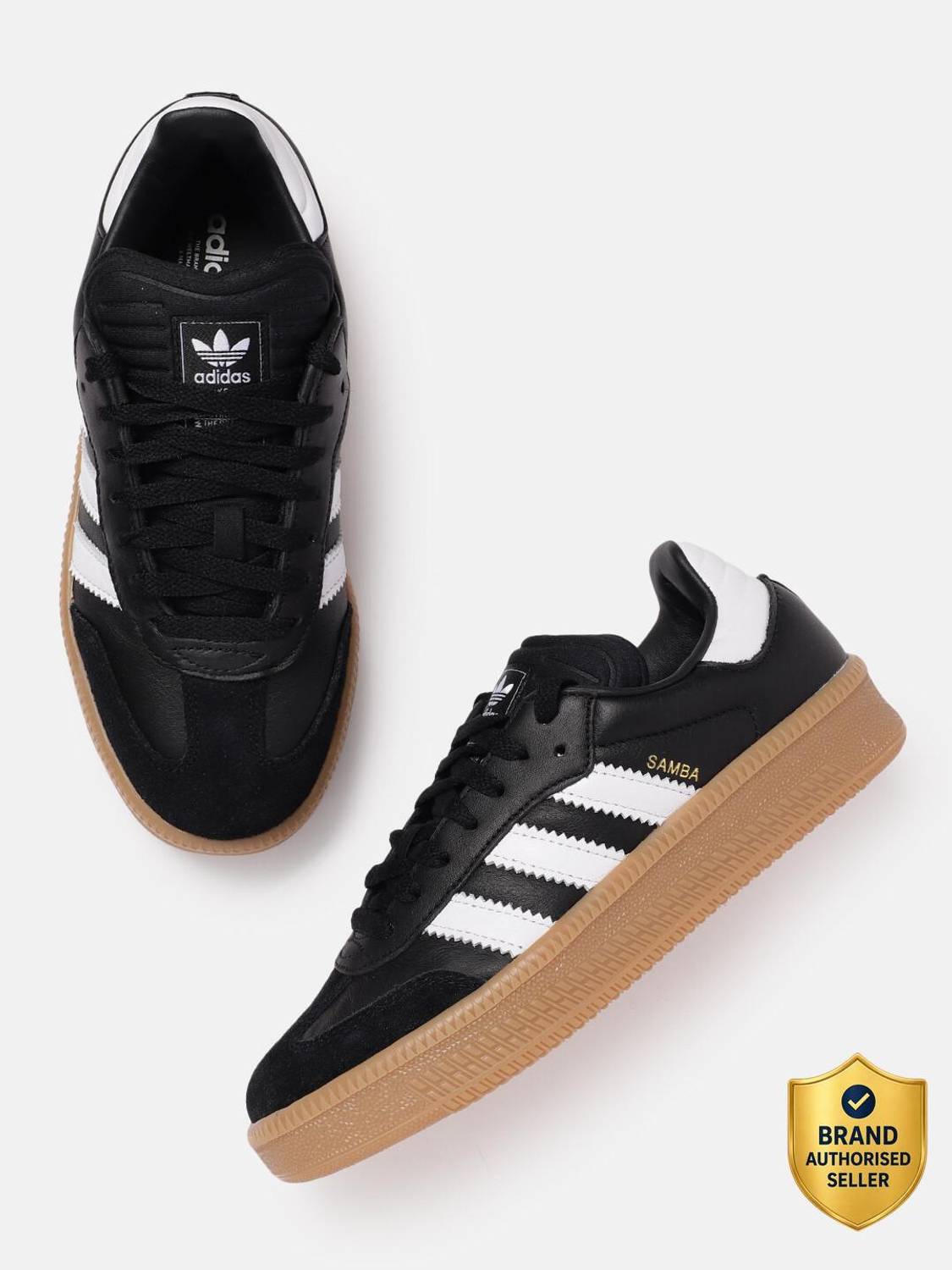 ADIDAS ORIGINALS SAMBA XLG Sneakers For Men (Black , 7)