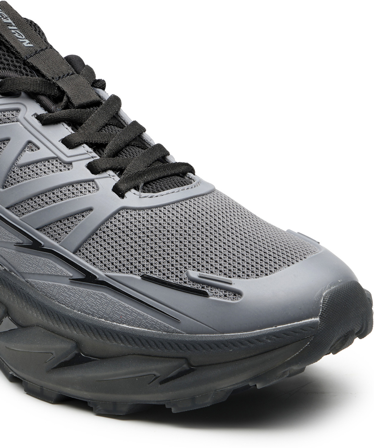 Image of action Athleo TURBO-2201 Lightweight Breathable Comfortable Sports Lace-Ups Running Shoes For Men