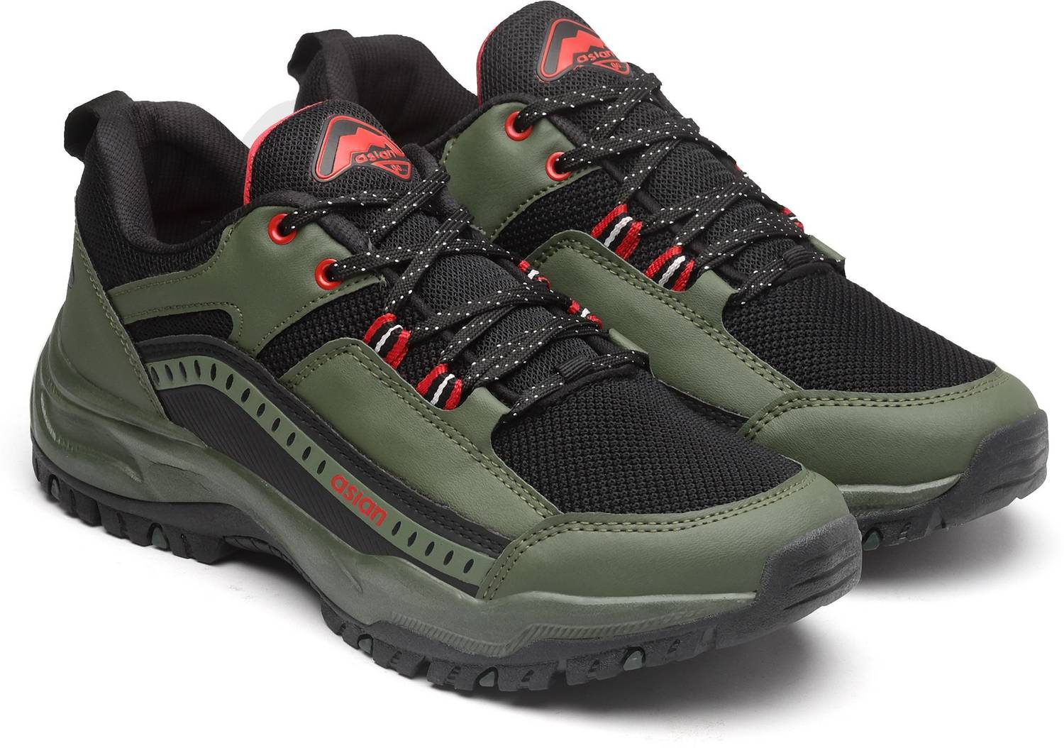 Asian Everest-01 Black Trekking Shoe for Men - Image 3