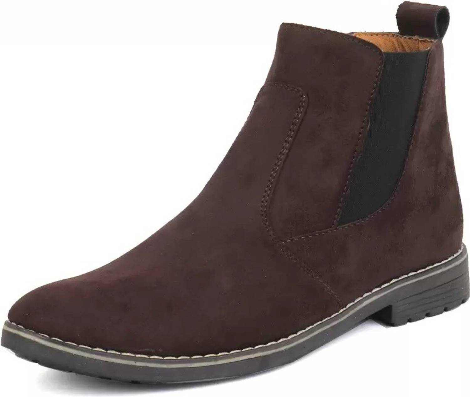 SIMATA Chelsea Boots For Men Brown - Image 4