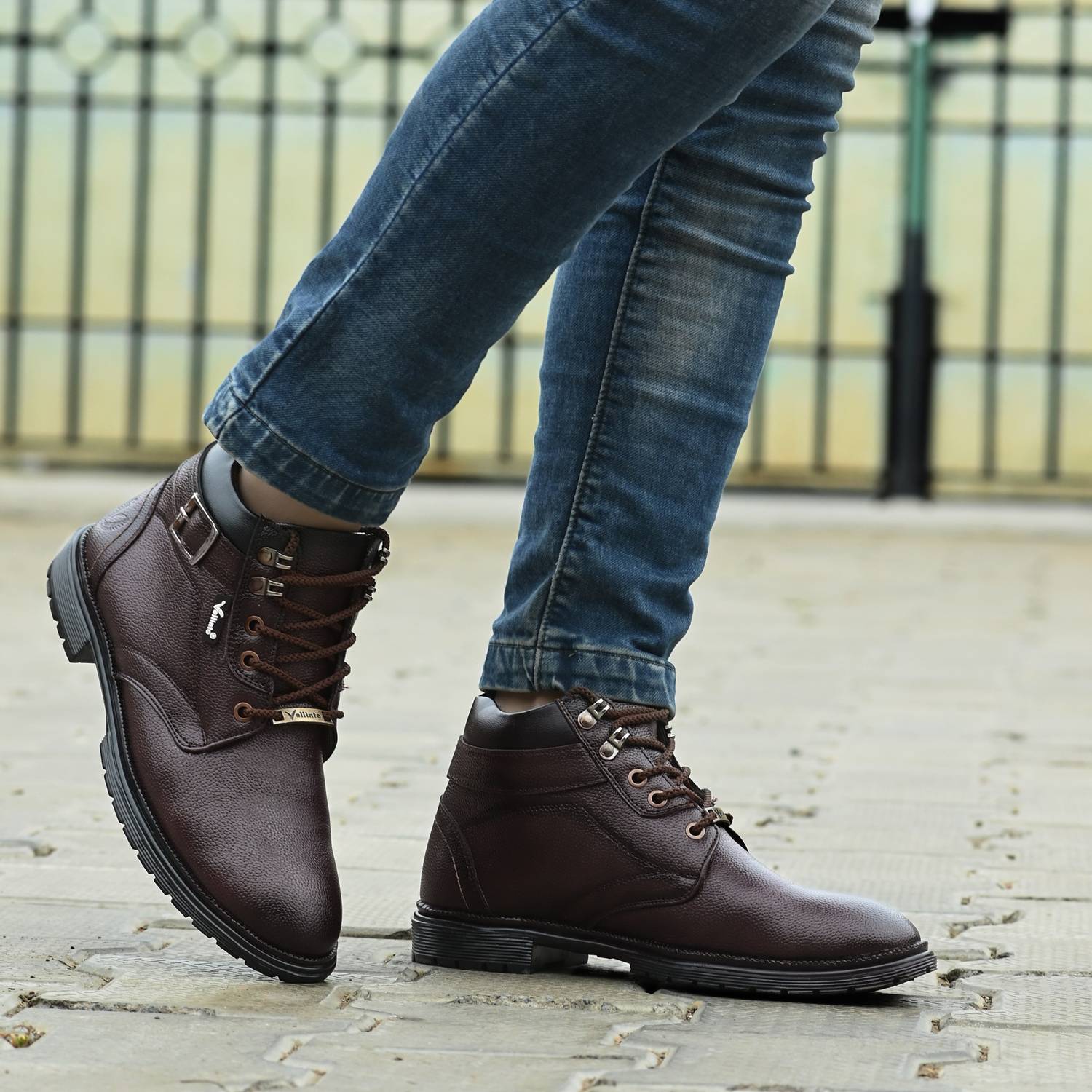 Vellinto PREDATOR Men's Synthetic Leather Boots - Image 2