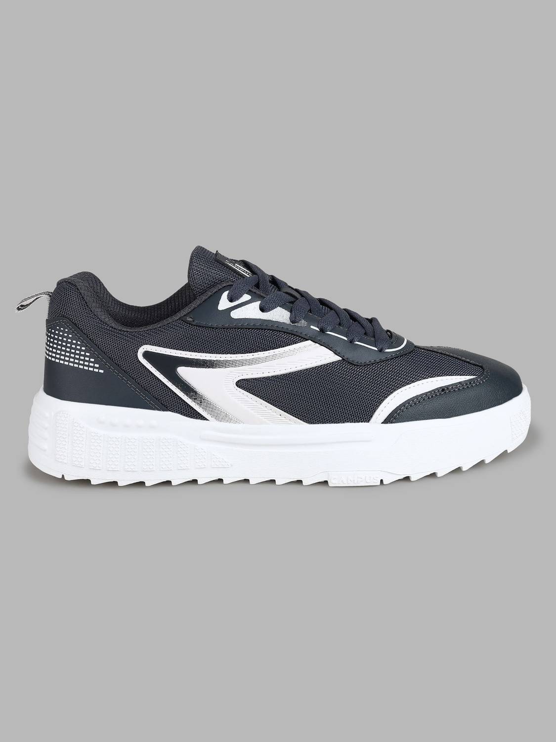 CAMPUS STATIC Men's Gray Sneakers - Image 4