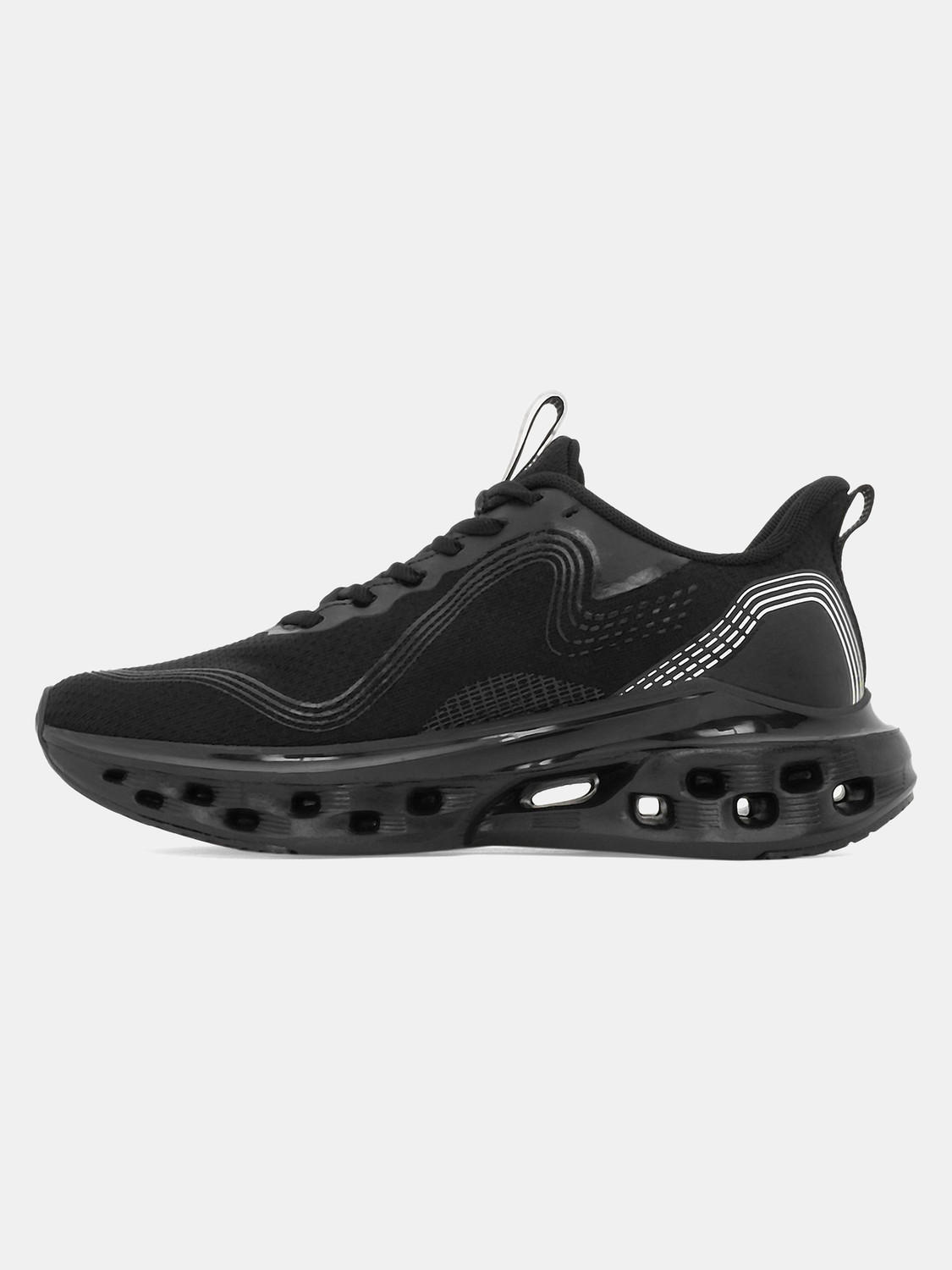 Image of RED TAPE Walking Shoes For Men (Black, 6)