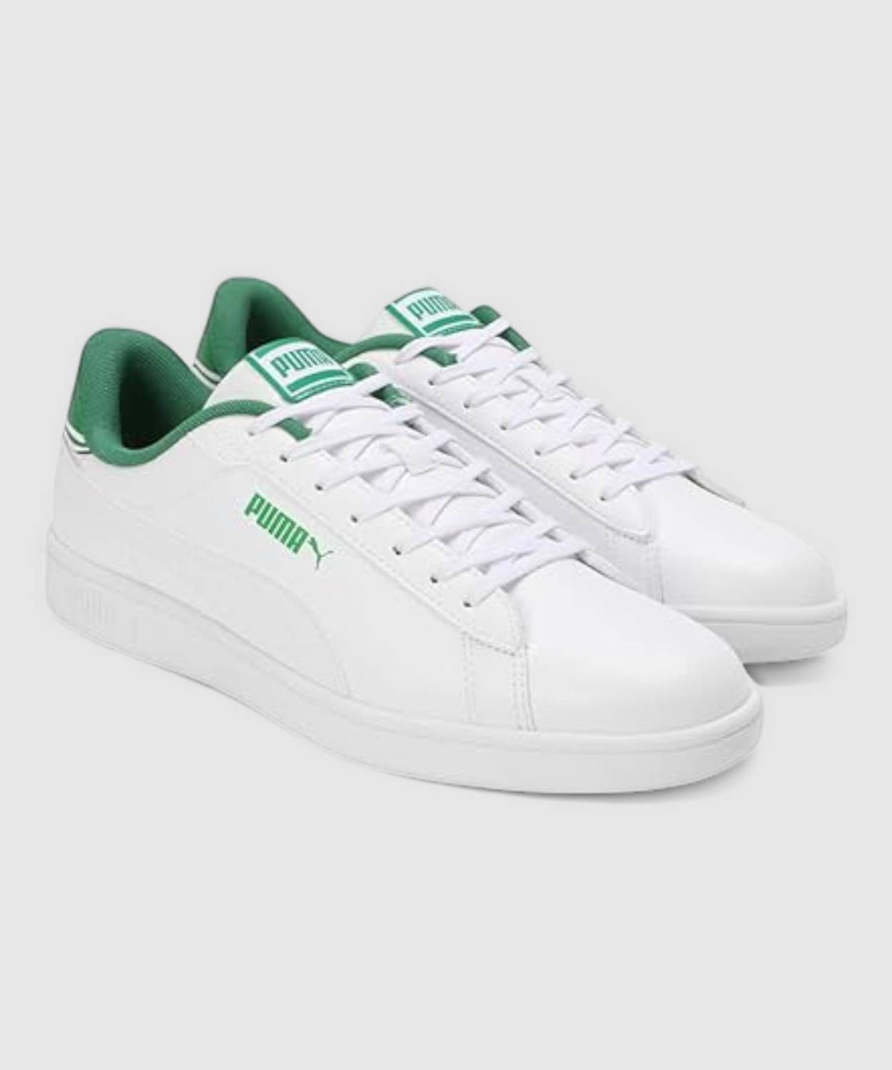 PUMA Smash Pop White Running Shoes For Men - Image 5