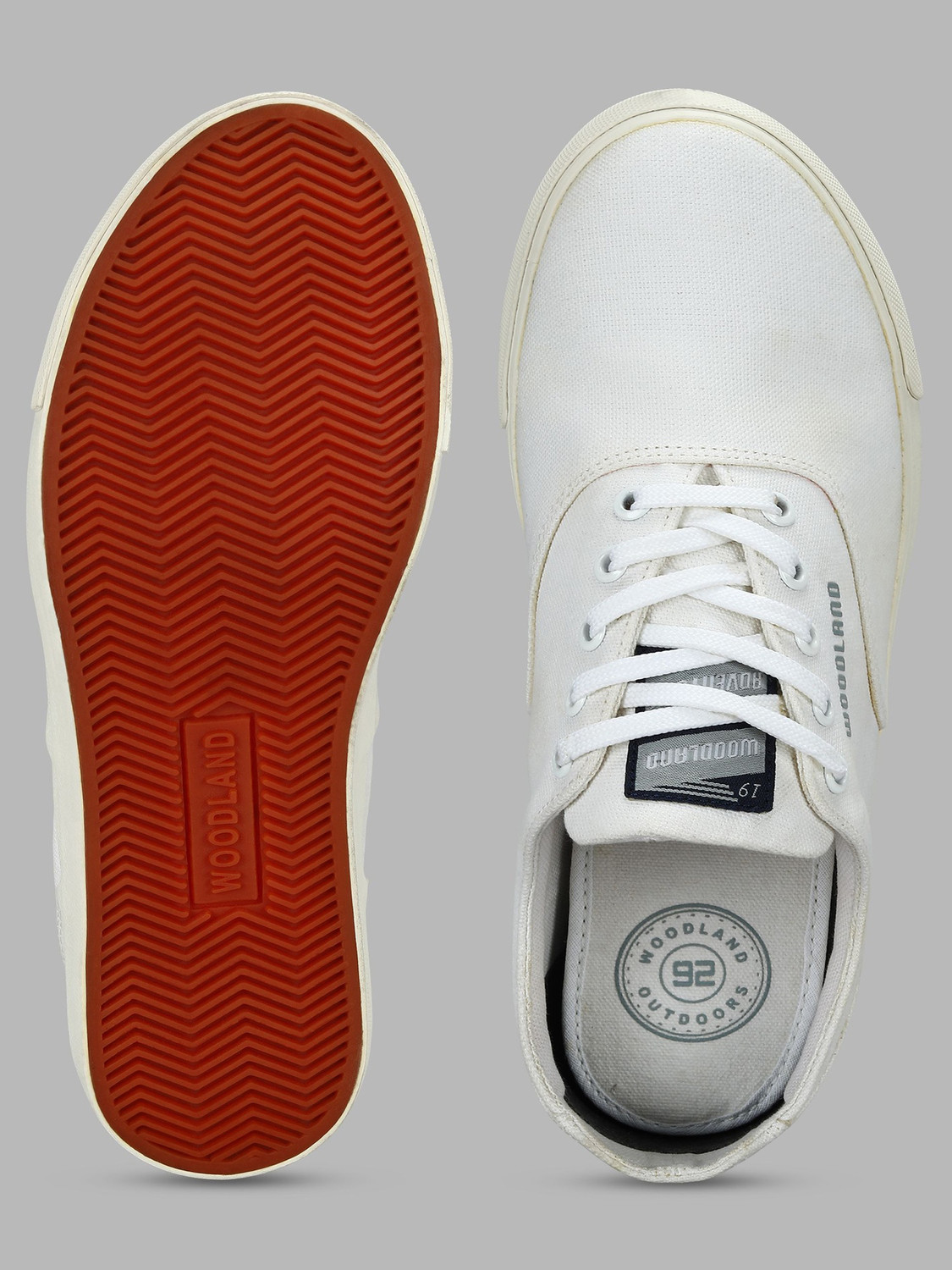 Image of WOODLAND Lace Up Lightweight Breathable Comfortable Daily Use Casuals For Men