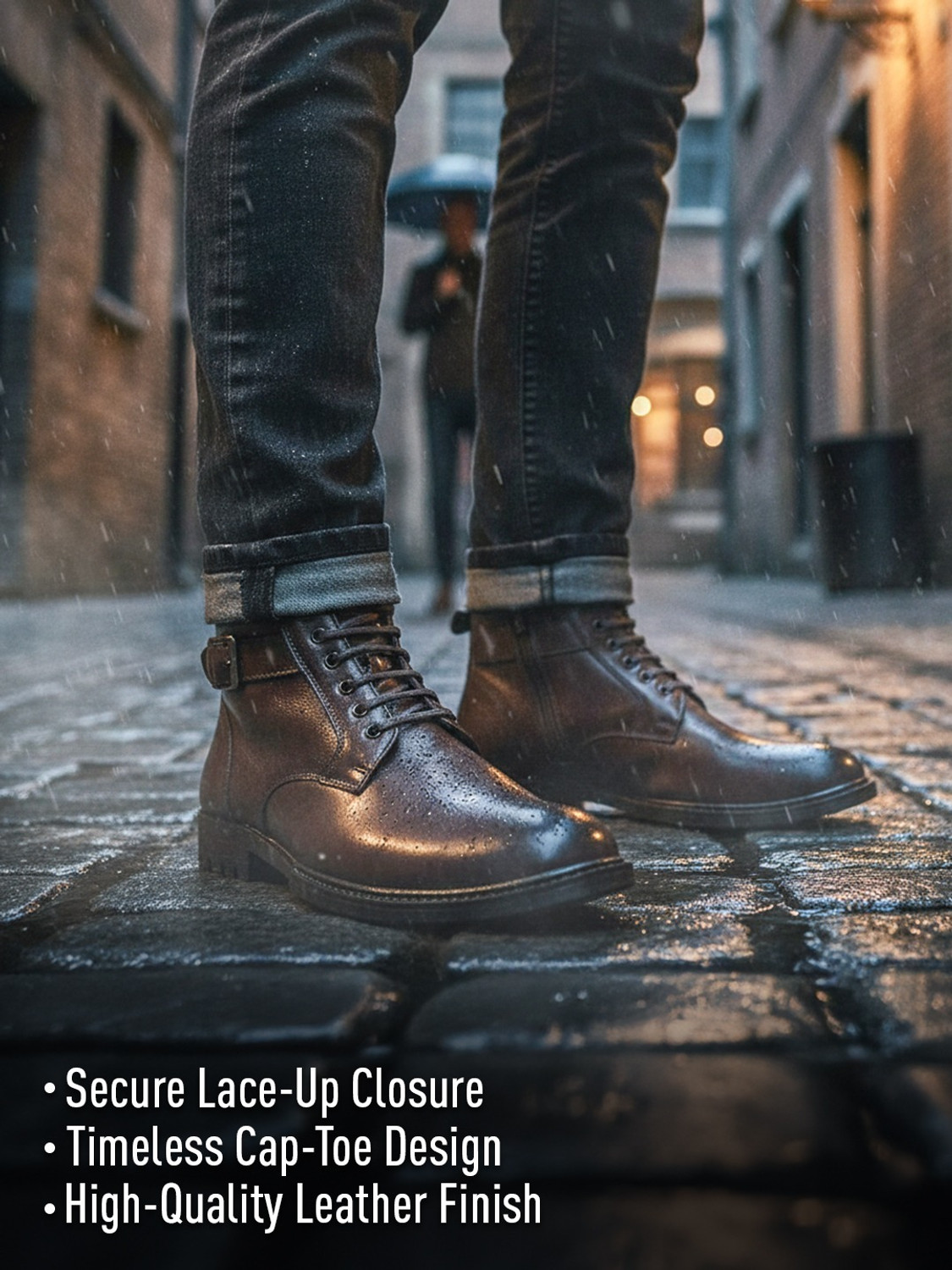 Image of LIBERTY Healers HML-82E Brown Casual Lacing Durable | Comfortable Boots For Men