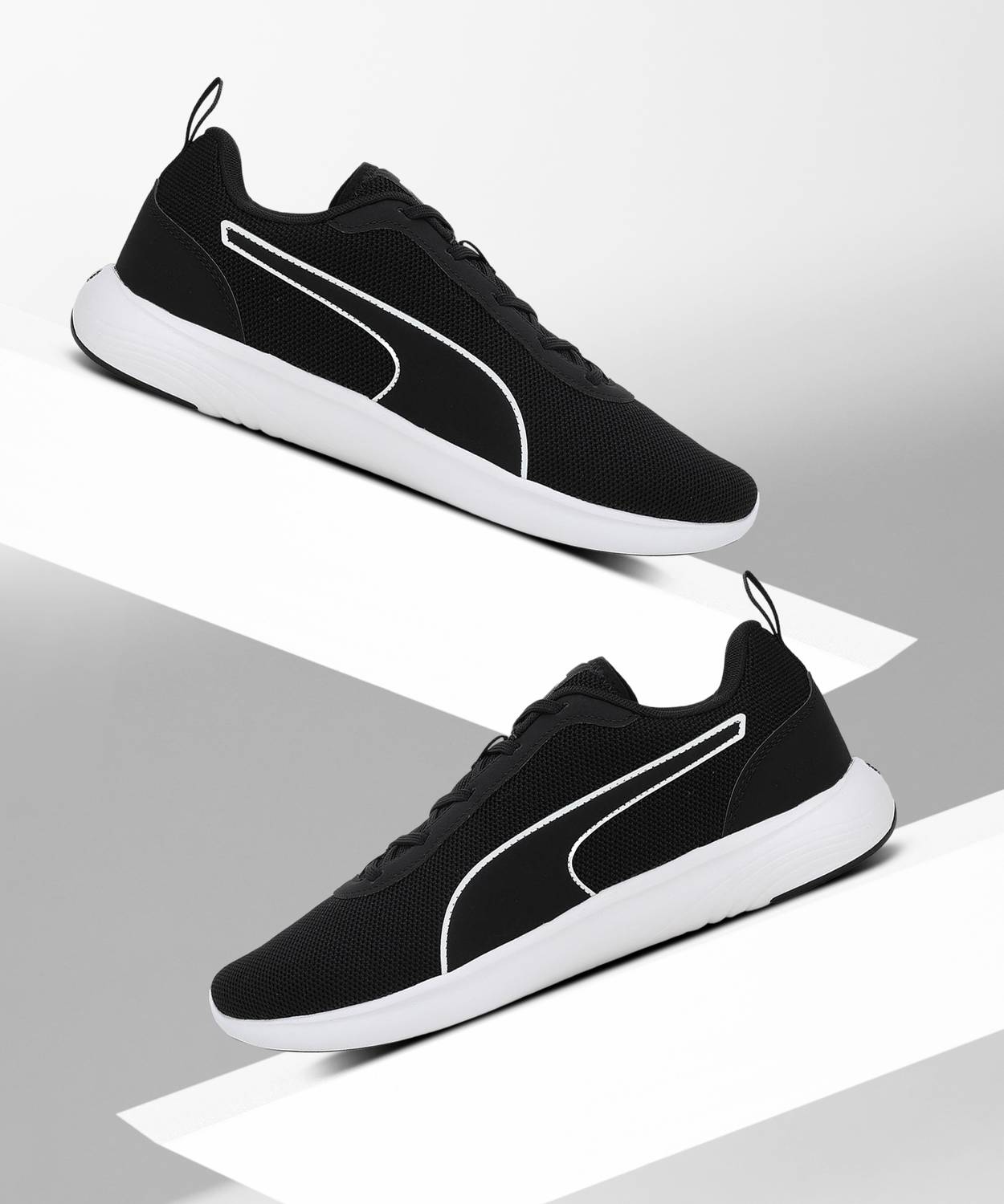 PUMA Softride Vital Fresh Running Shoes For Men Black - Image 1