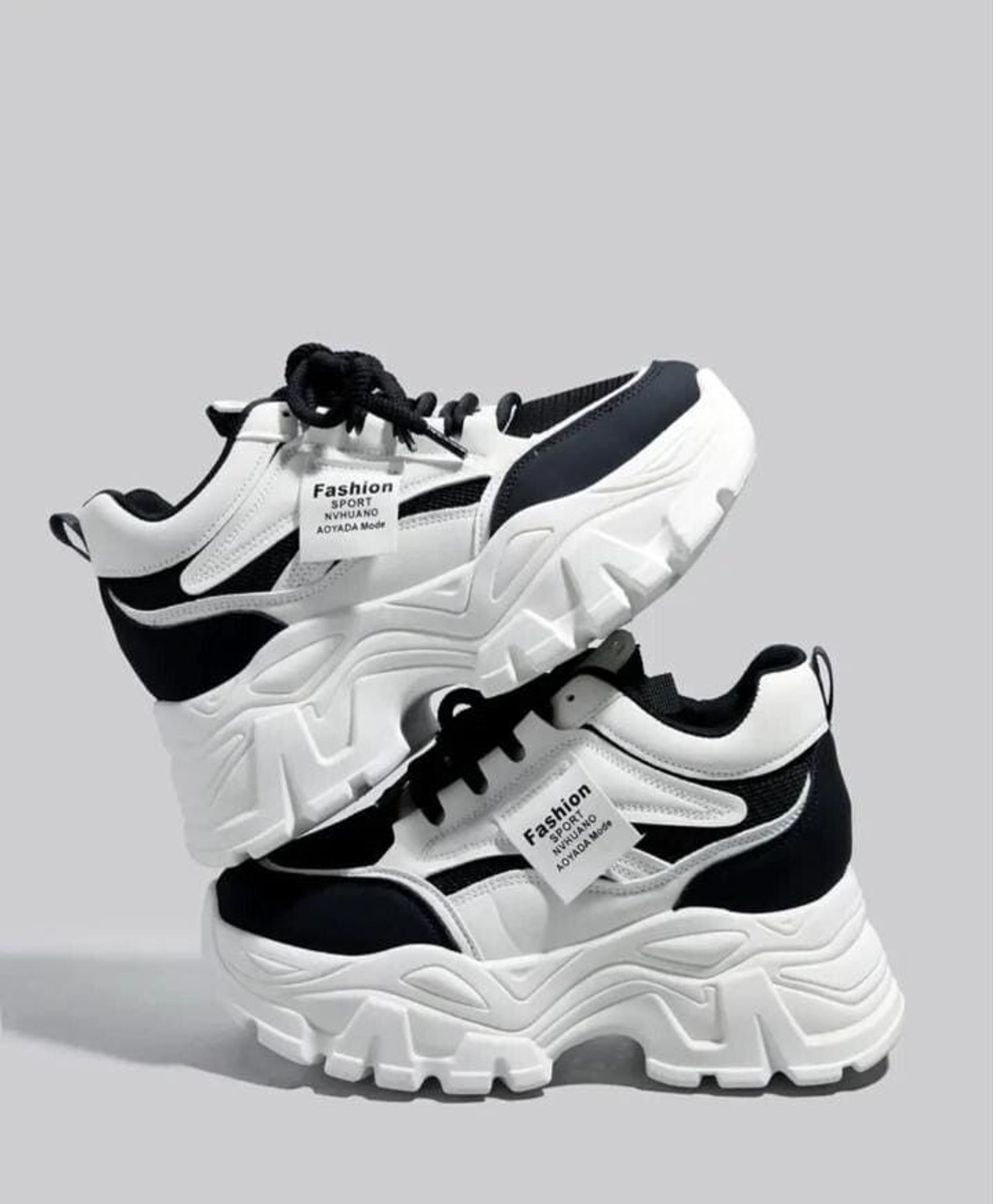 Image of HELTRIX Black Stylish Casual Sneakers For Women