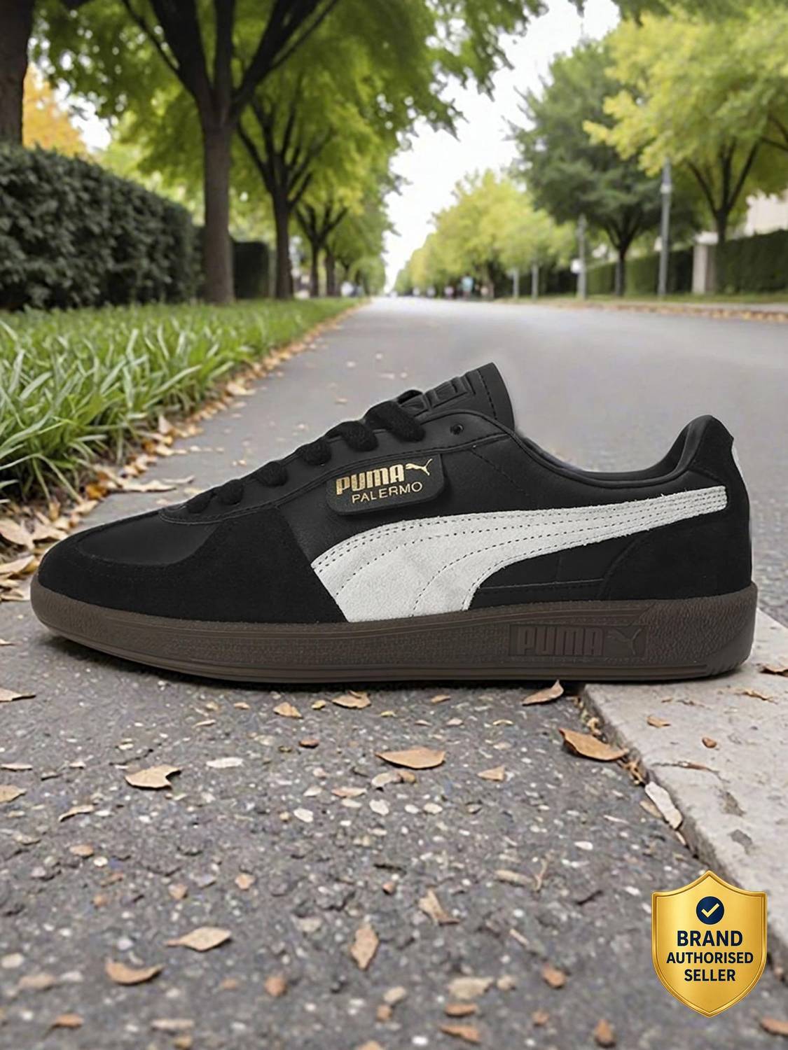 PUMA Palermo Lth Res Sneakers For Men Black