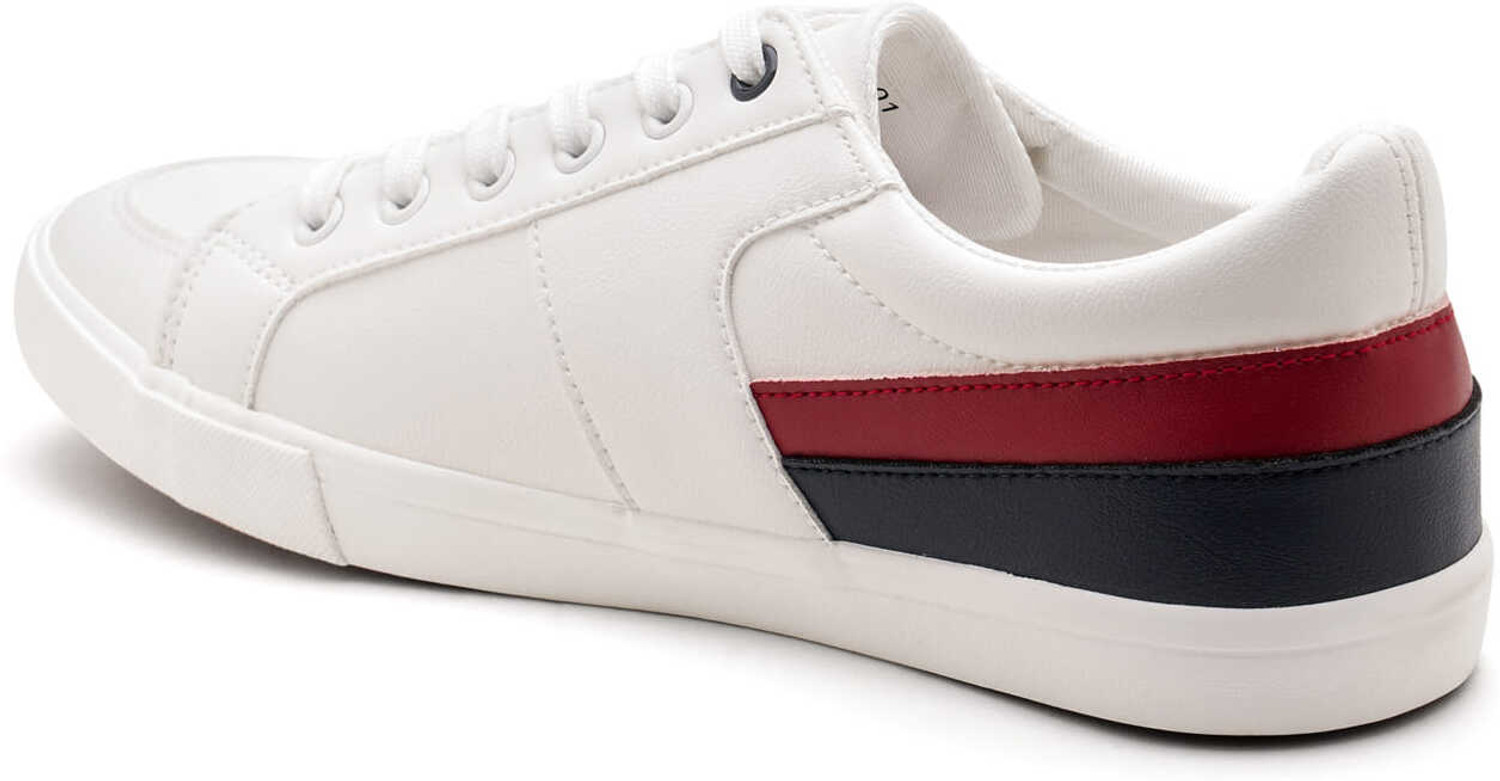 Image of U.S. POLO ASSN. CLARKIN 11.0 Sneakers For Men (White, 9)